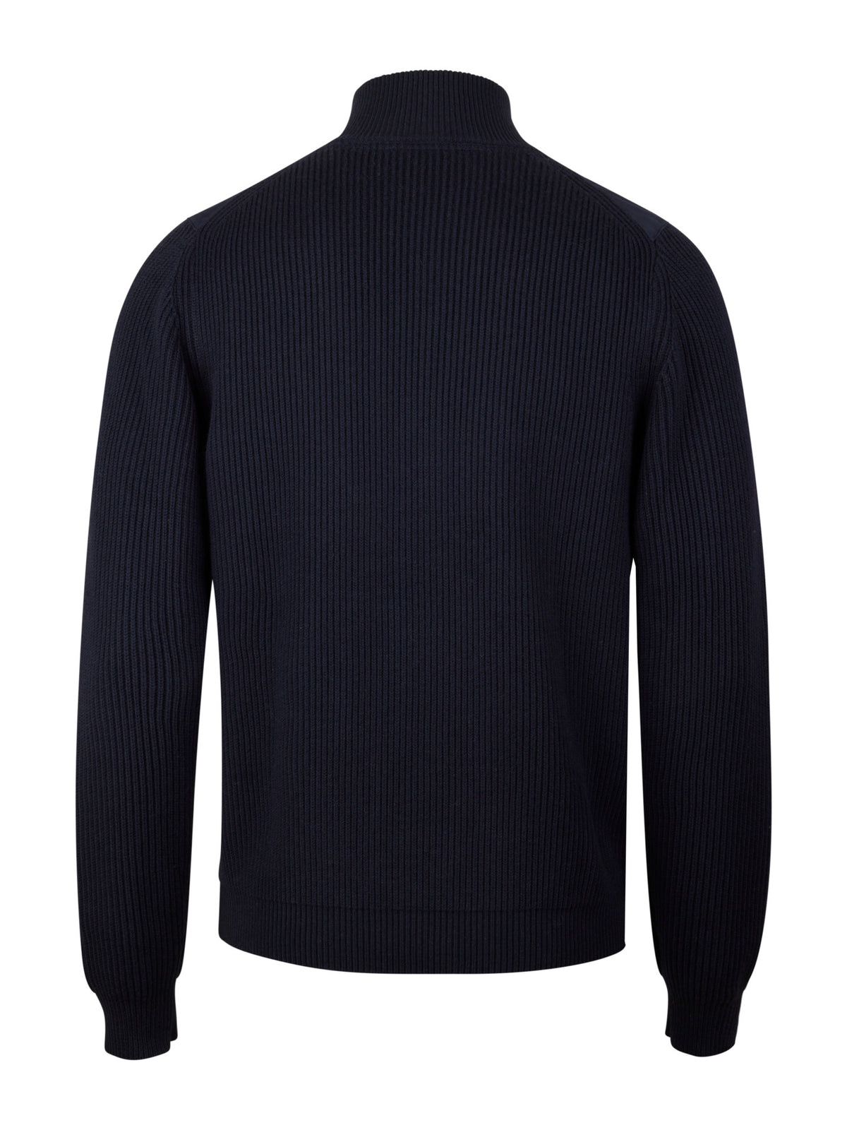 Mörkblå Hybrid Alcantara Cardigan