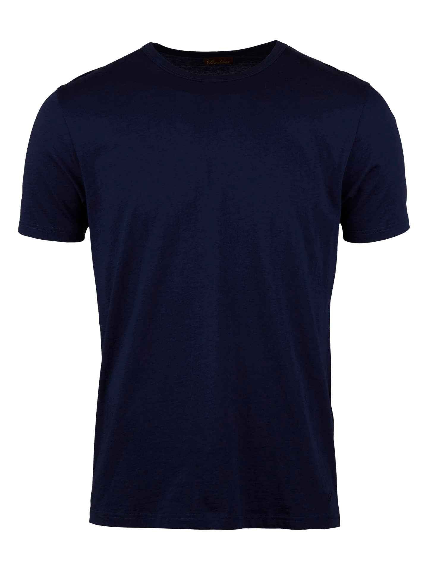 Marinblå T-shirt i Bomullsjersey - Stenströms