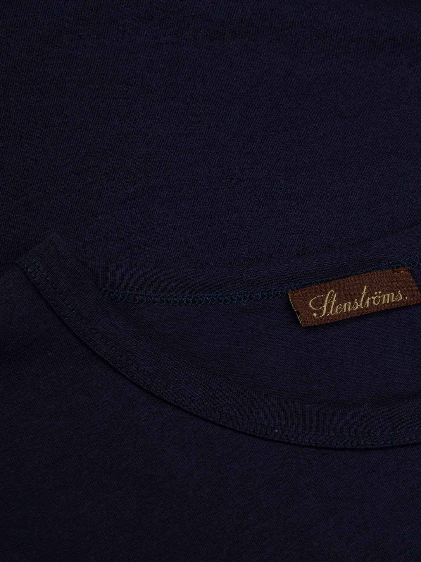 Marinblå T-shirt i Bomullsjersey