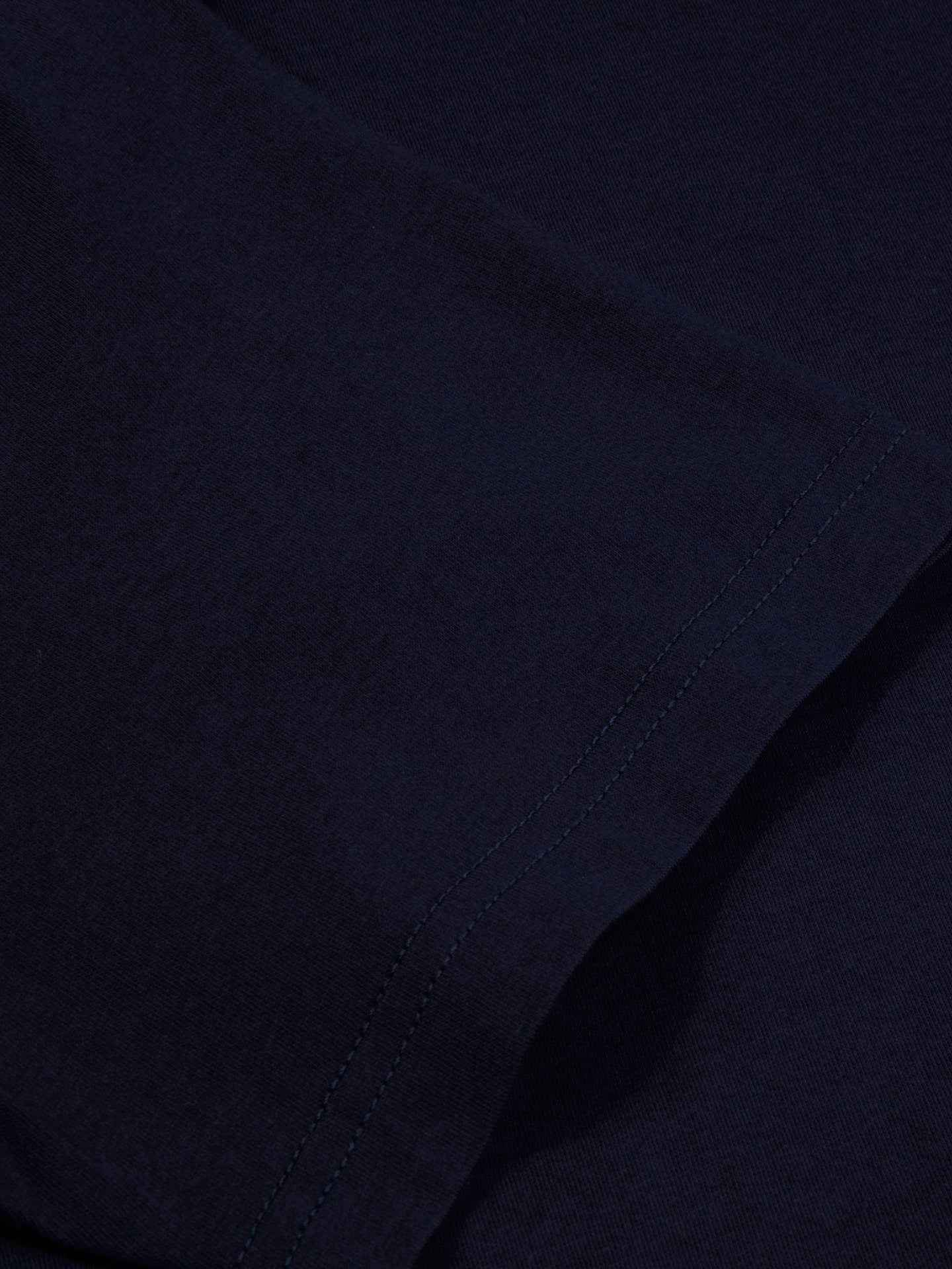 Marinblå T-shirt i Bomullsjersey