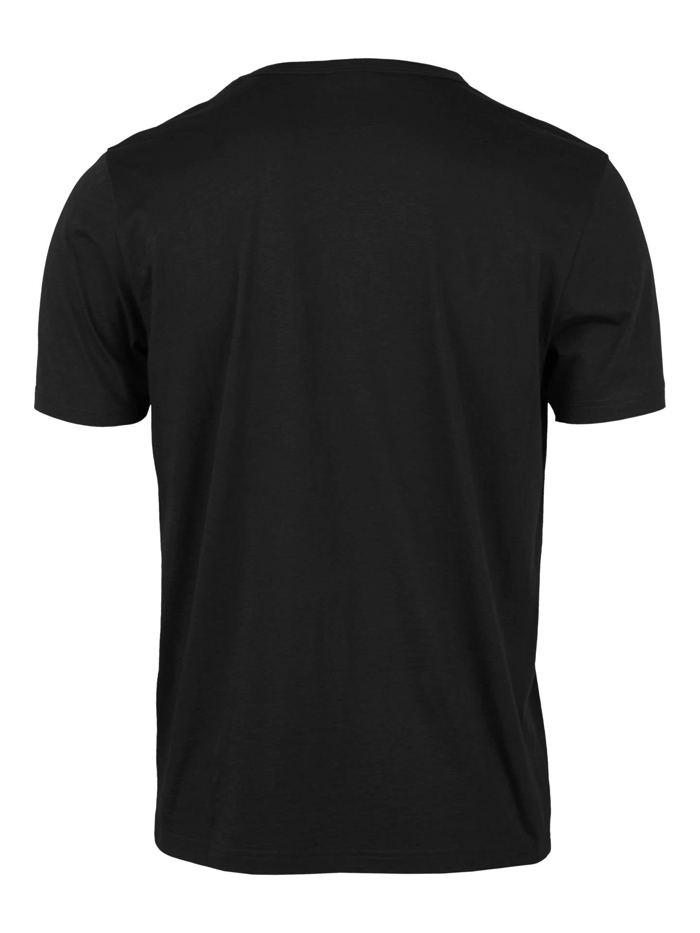 Svart T-shirt i Bomullsjersey
