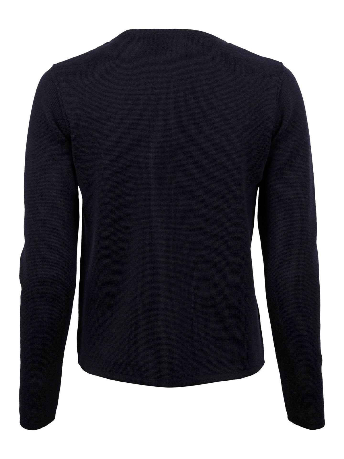 Marinblå Stina Merinoull Cardigan