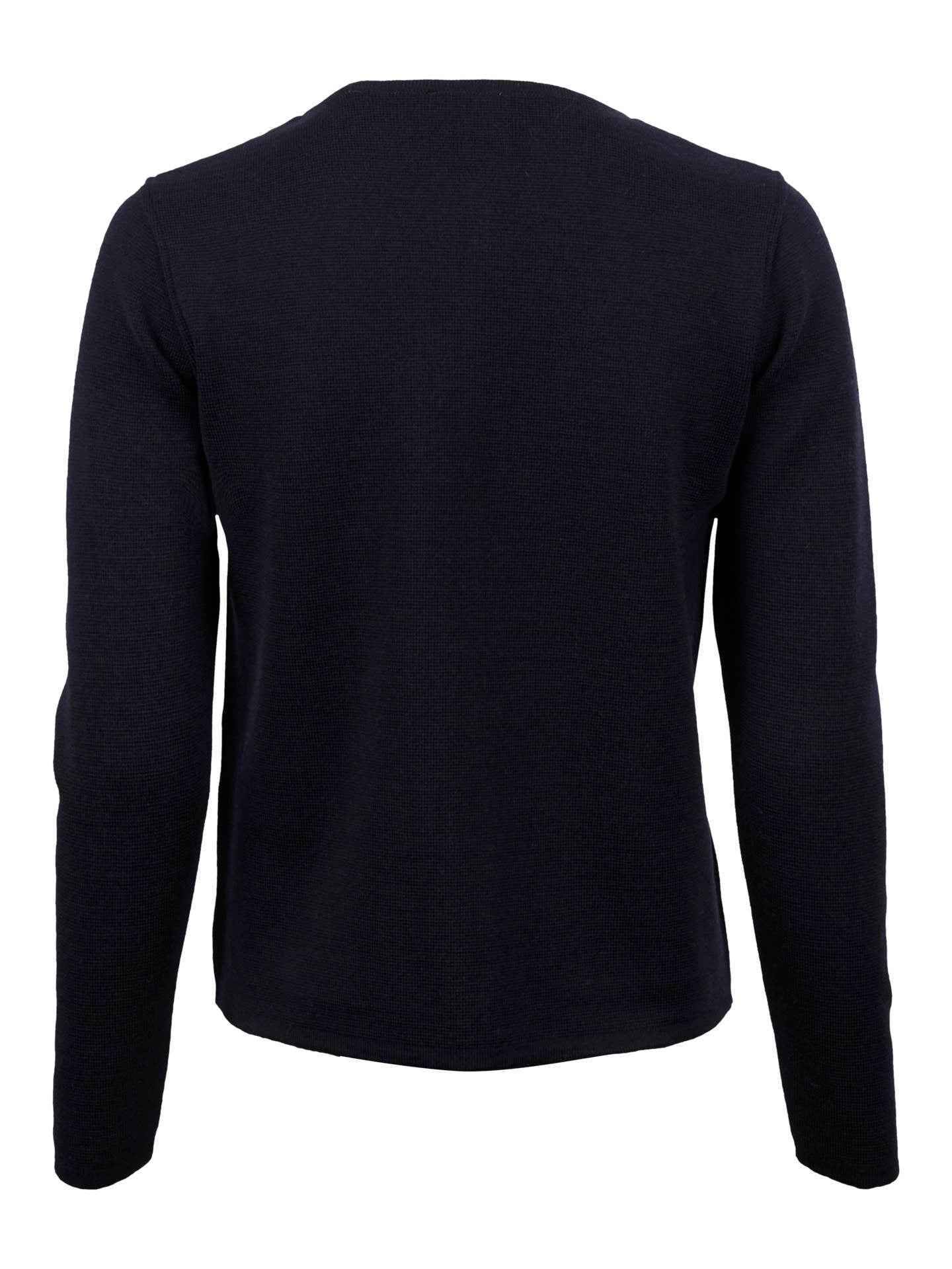 Marinblå Stina Merinoull Cardigan