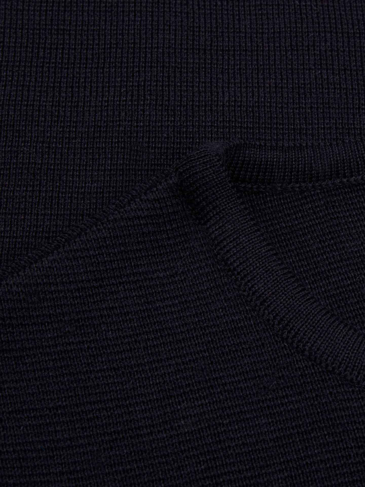Marinblå Stina Merinoull Cardigan