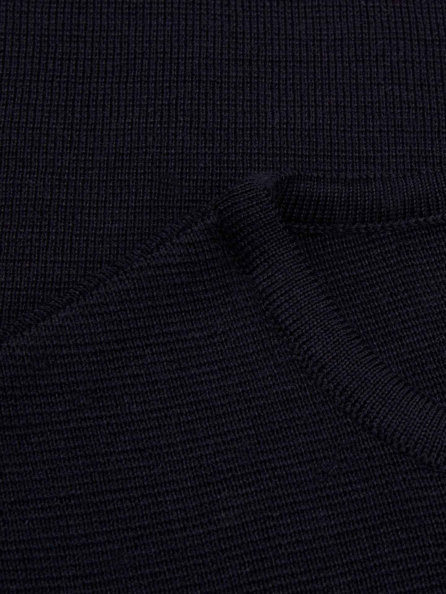 Marinblå Stina Merinoull Cardigan