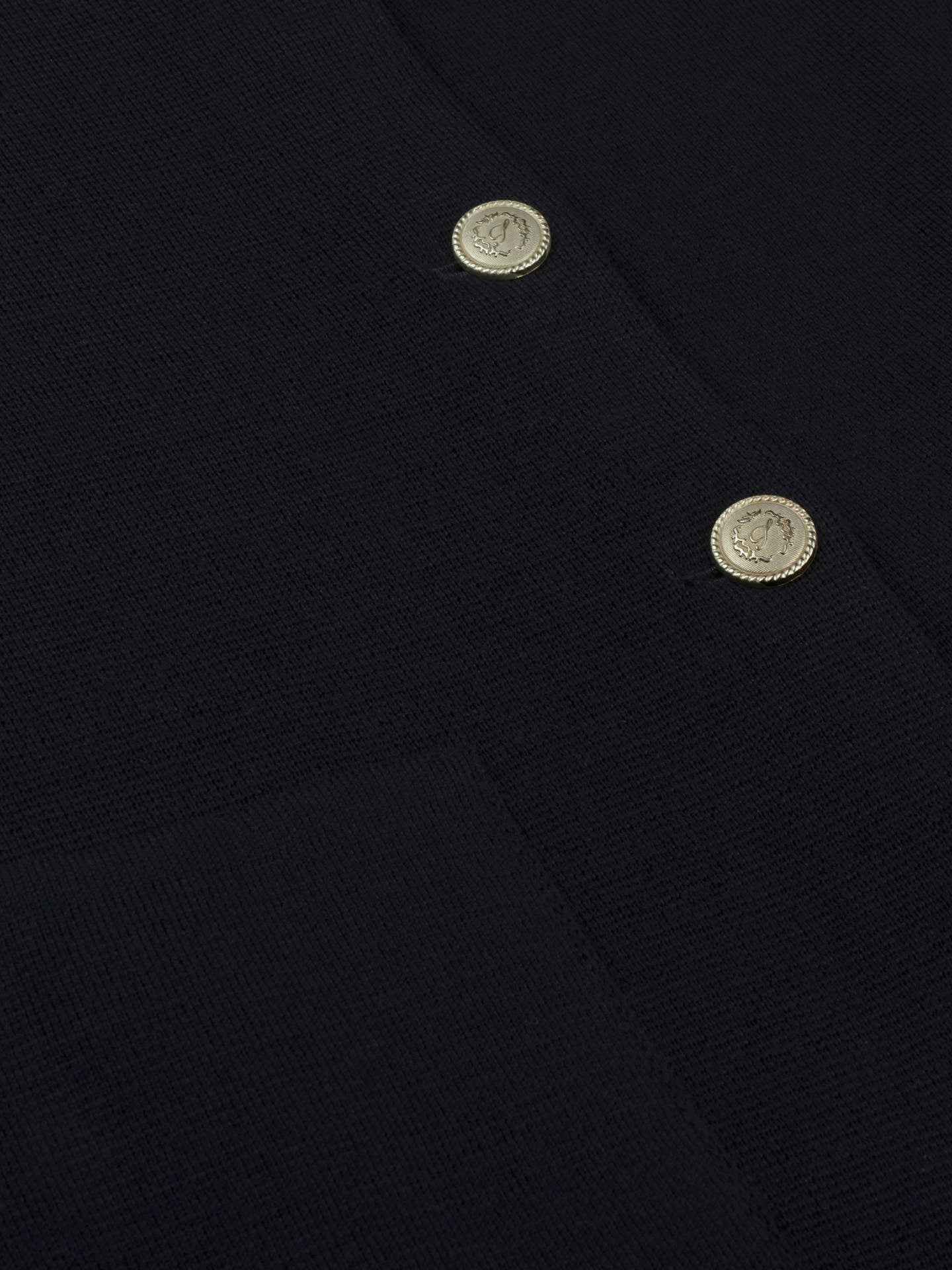 Svart Stina Merinoull Cardigan