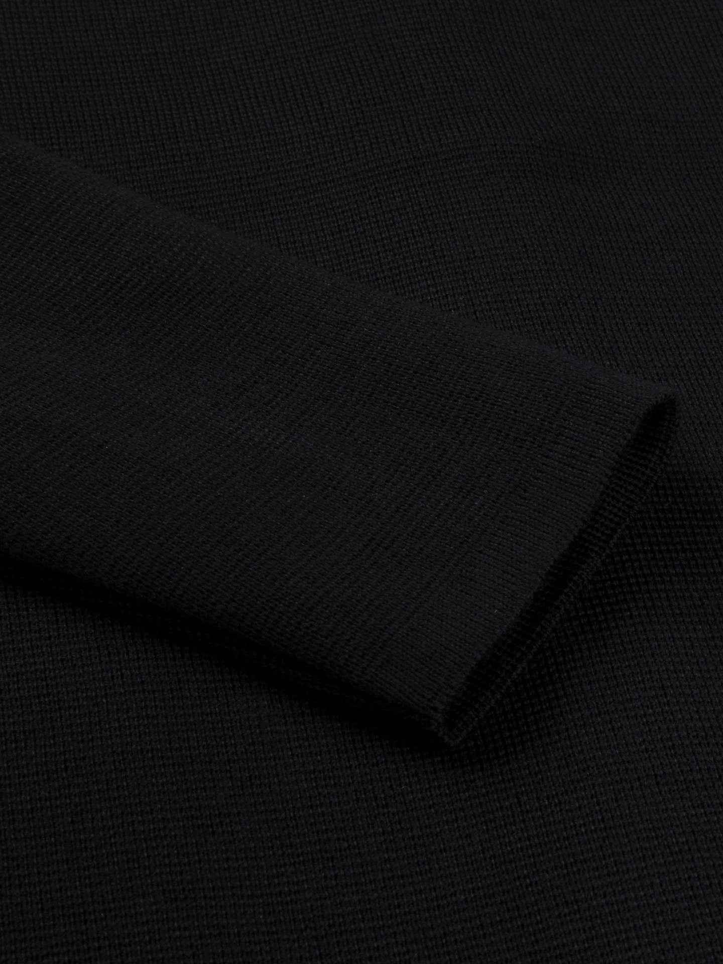 Svart Stina Merinoull Cardigan