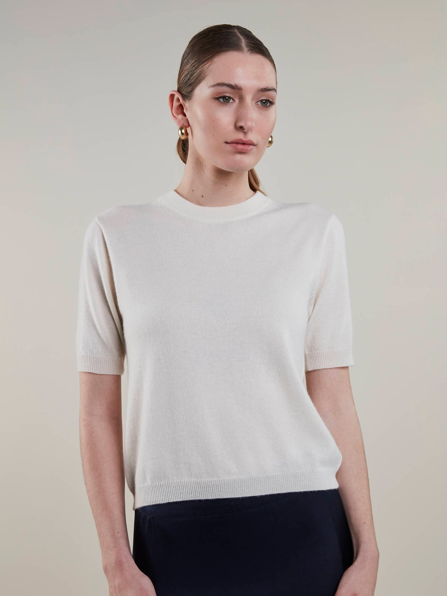 Janet Kashmirtröja, Kort ärm - Stenströms Store
