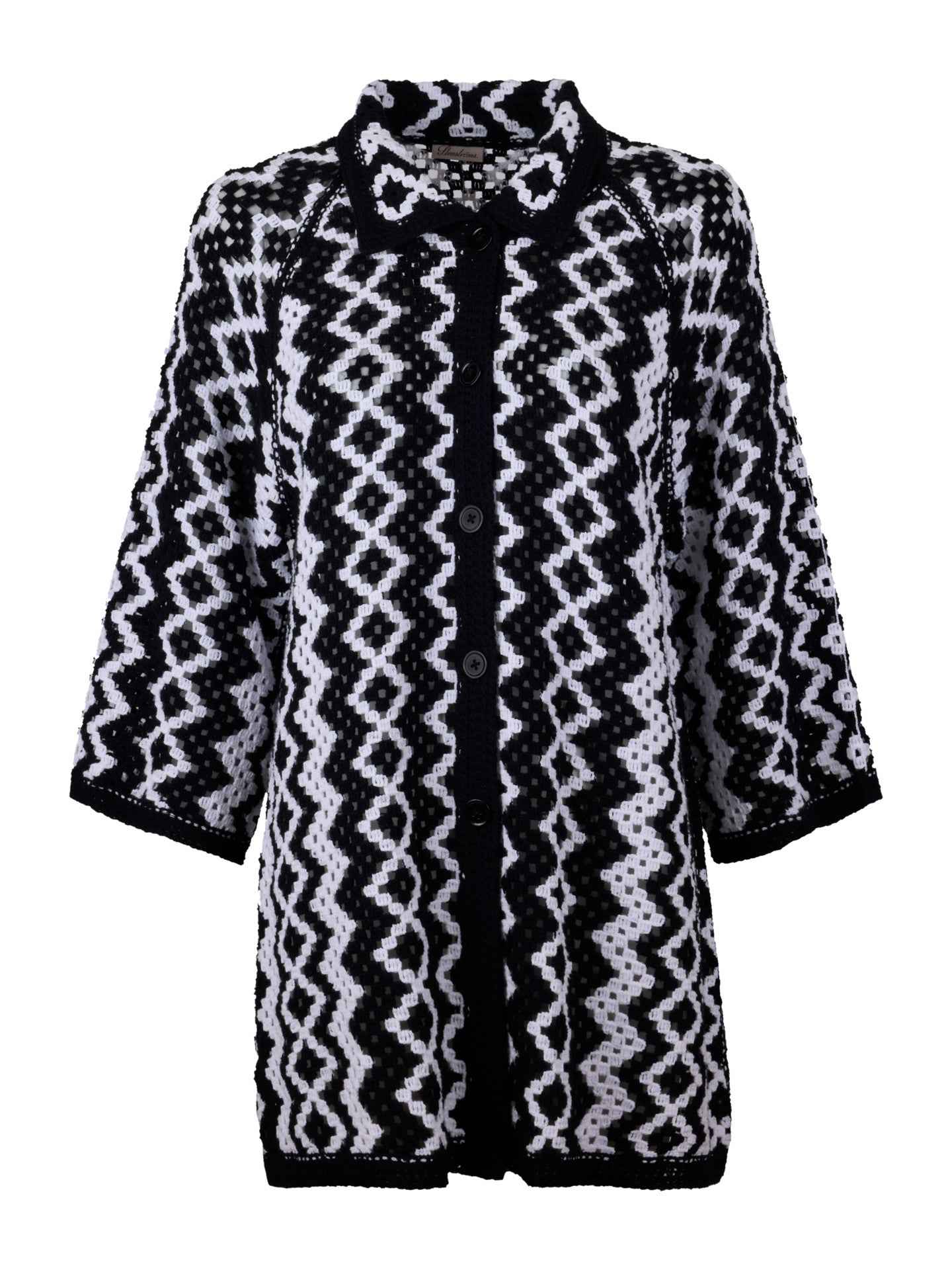 Lily-Rose Lång Openwork Kofta