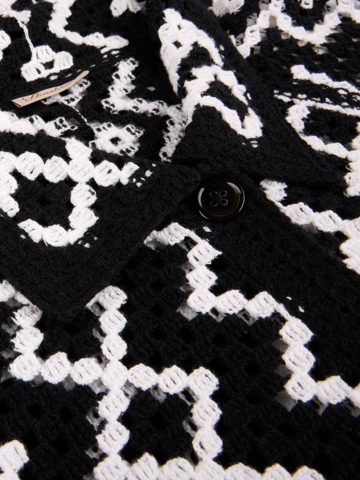 Lily-Rose Lång Openwork Kofta