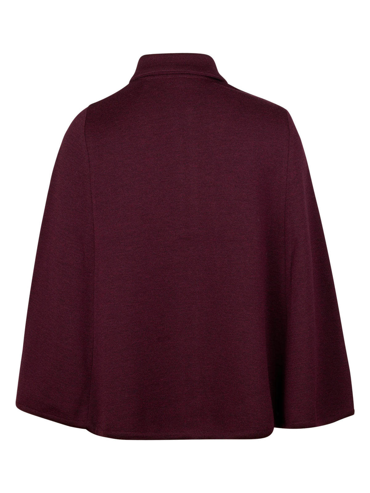 Mörkröd Maryan Merinoull Poncho