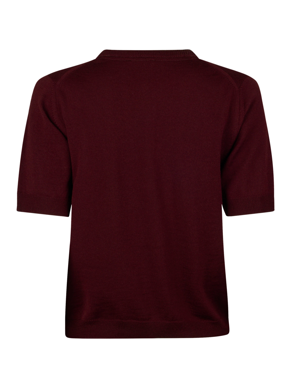 Dark Red Max Knitted Top