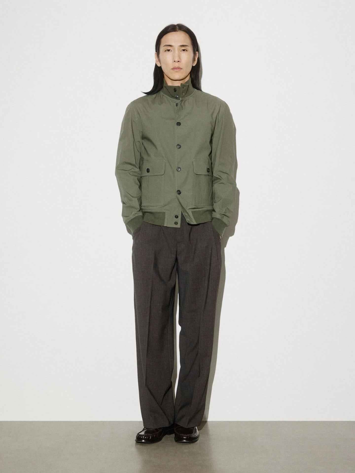 Grön Valstarino Cotton Jacket