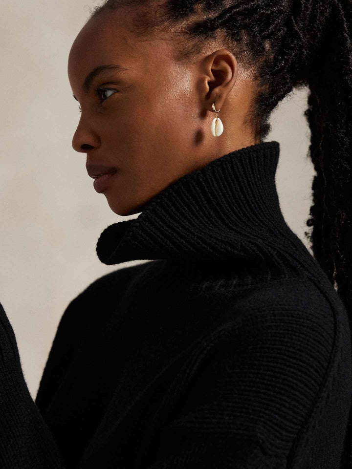 Oversize Chunky Polotröja i Ull