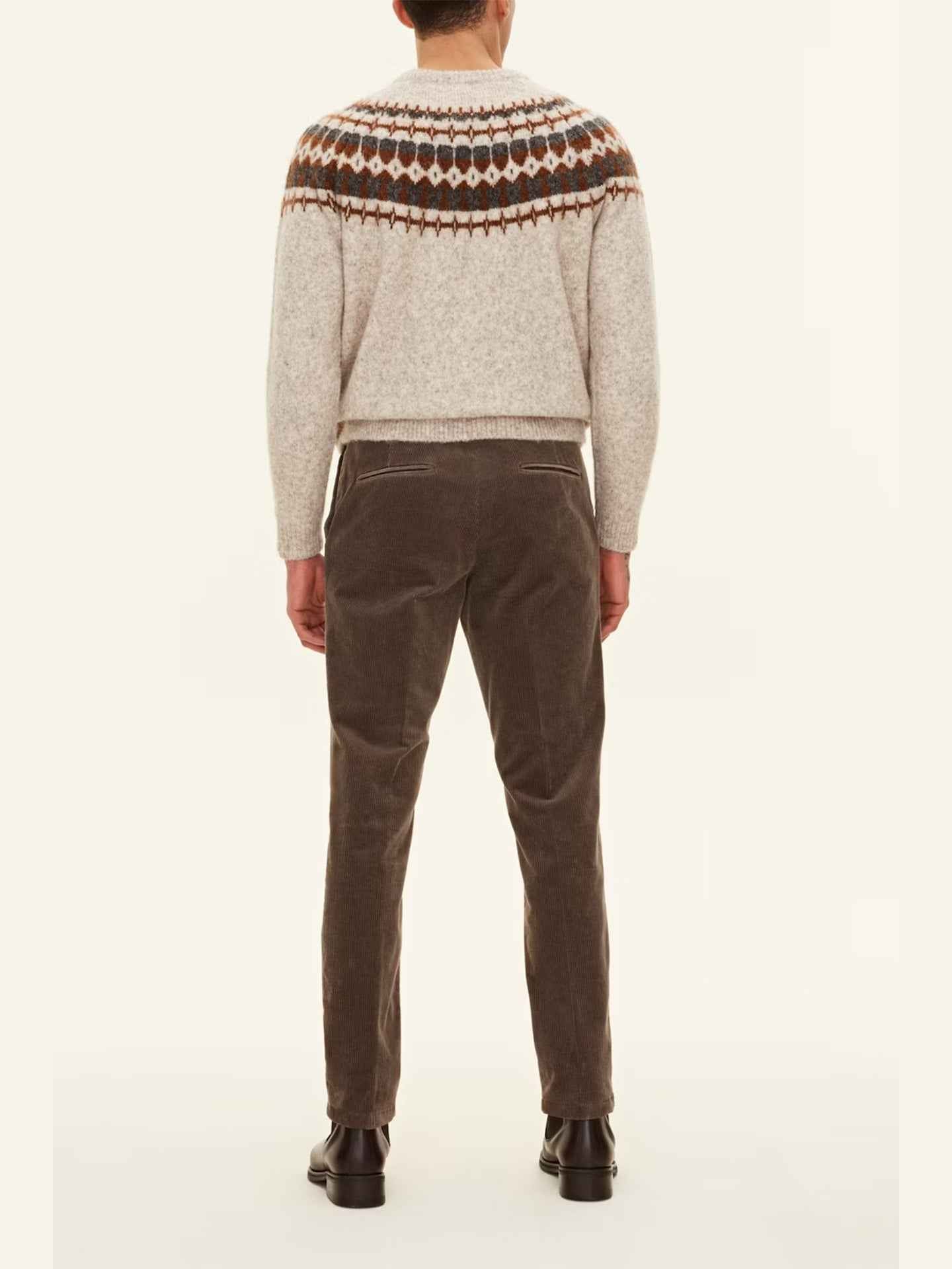 Denz Slim Fit Manchesterbyxa