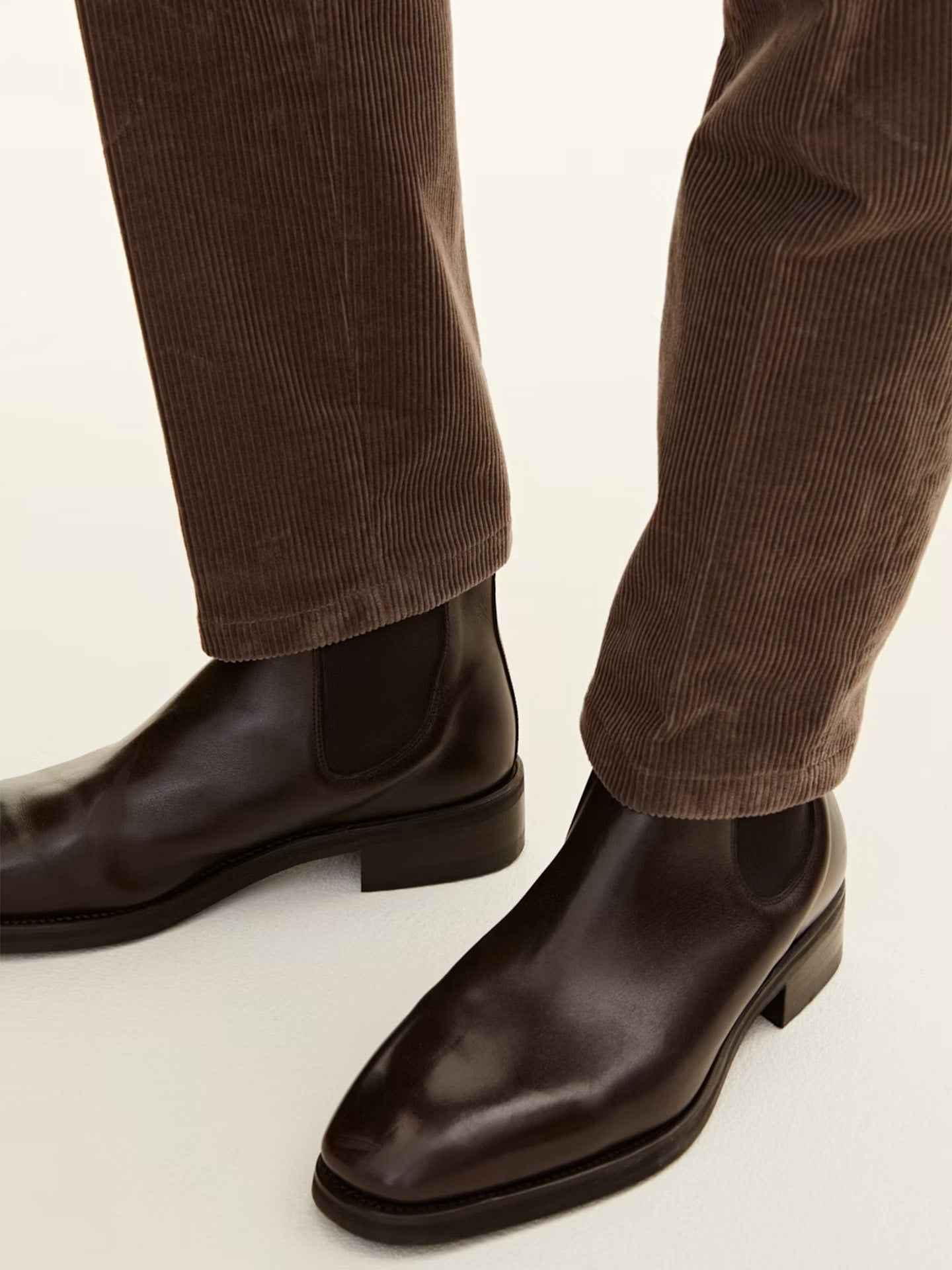 Denz Slim Fit Manchesterbyxa