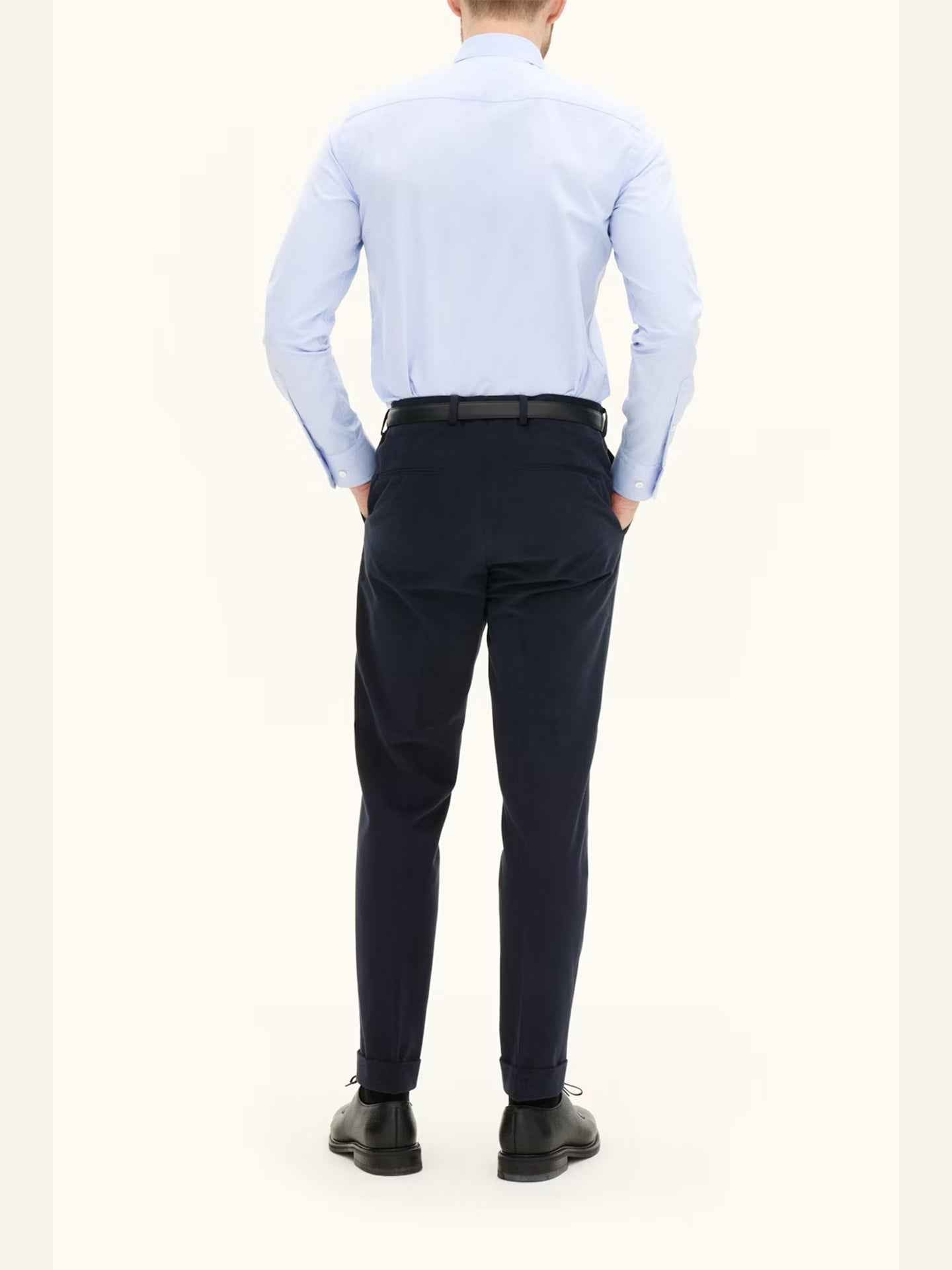 Denz Slim Fit Borstad Twillbyxa