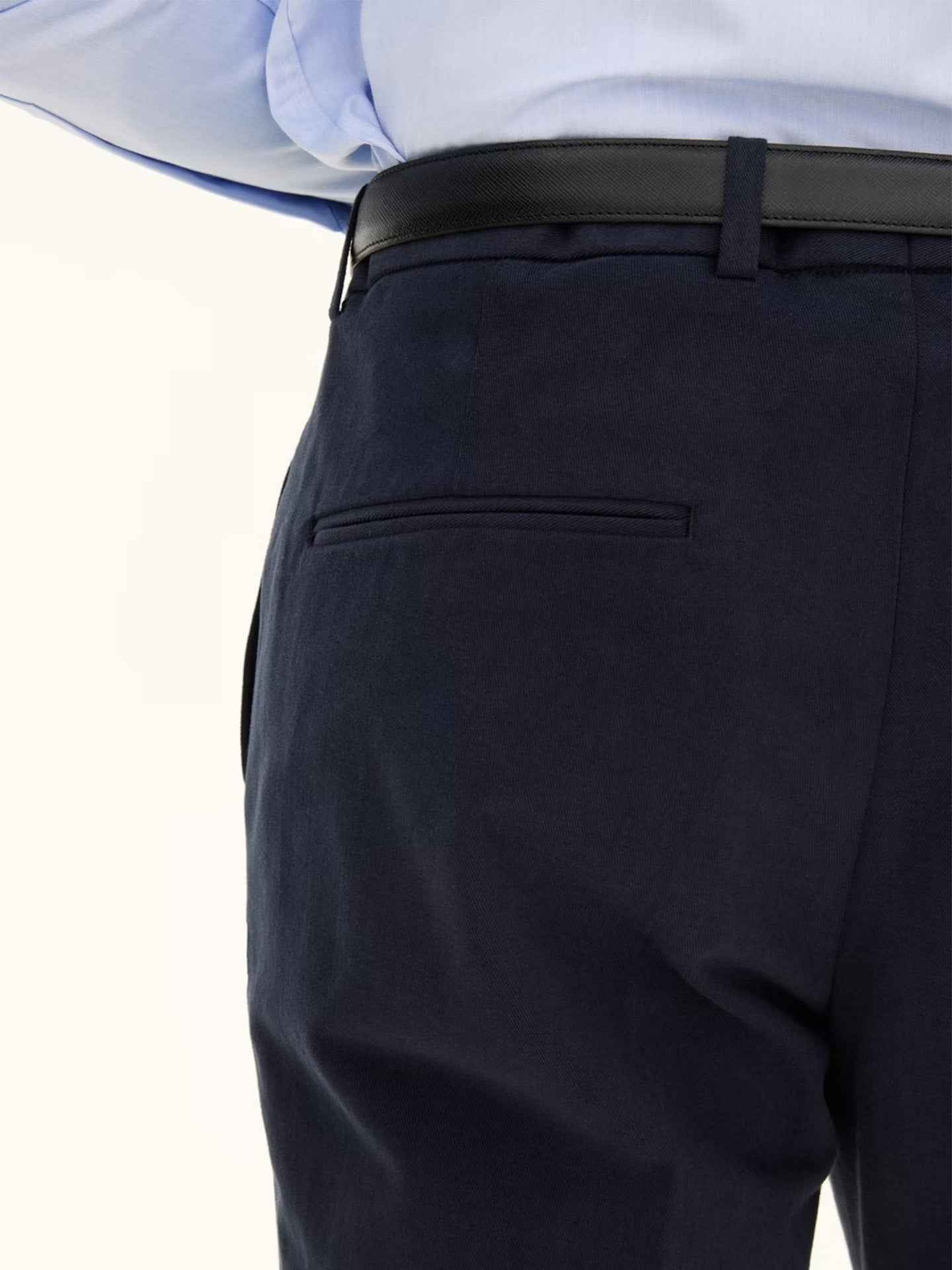 Denz Slim Fit Borstad Twillbyxa