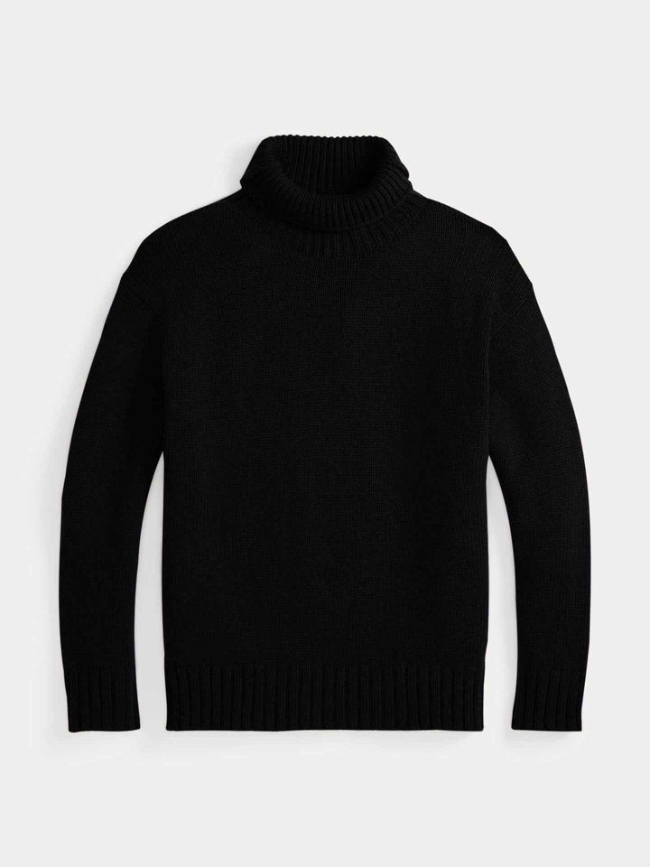 Oversize Chunky Polotröja i Ull