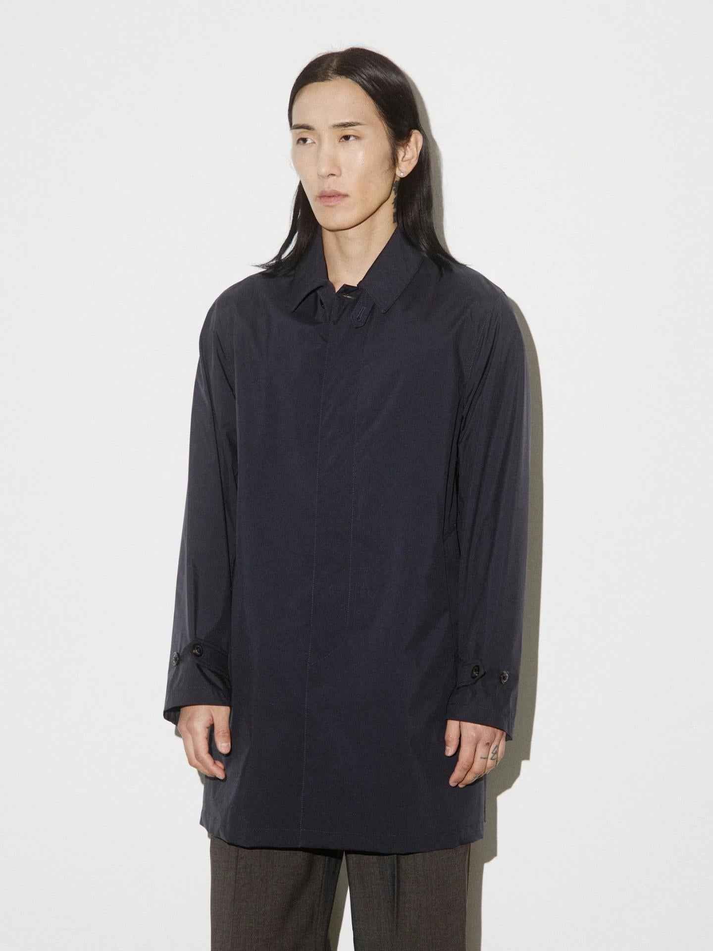 Navy Packable Milano Coat