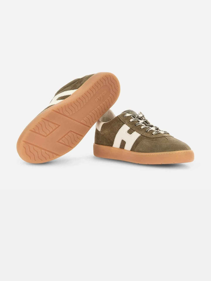 Green Hogan Cool Suede Sneaker