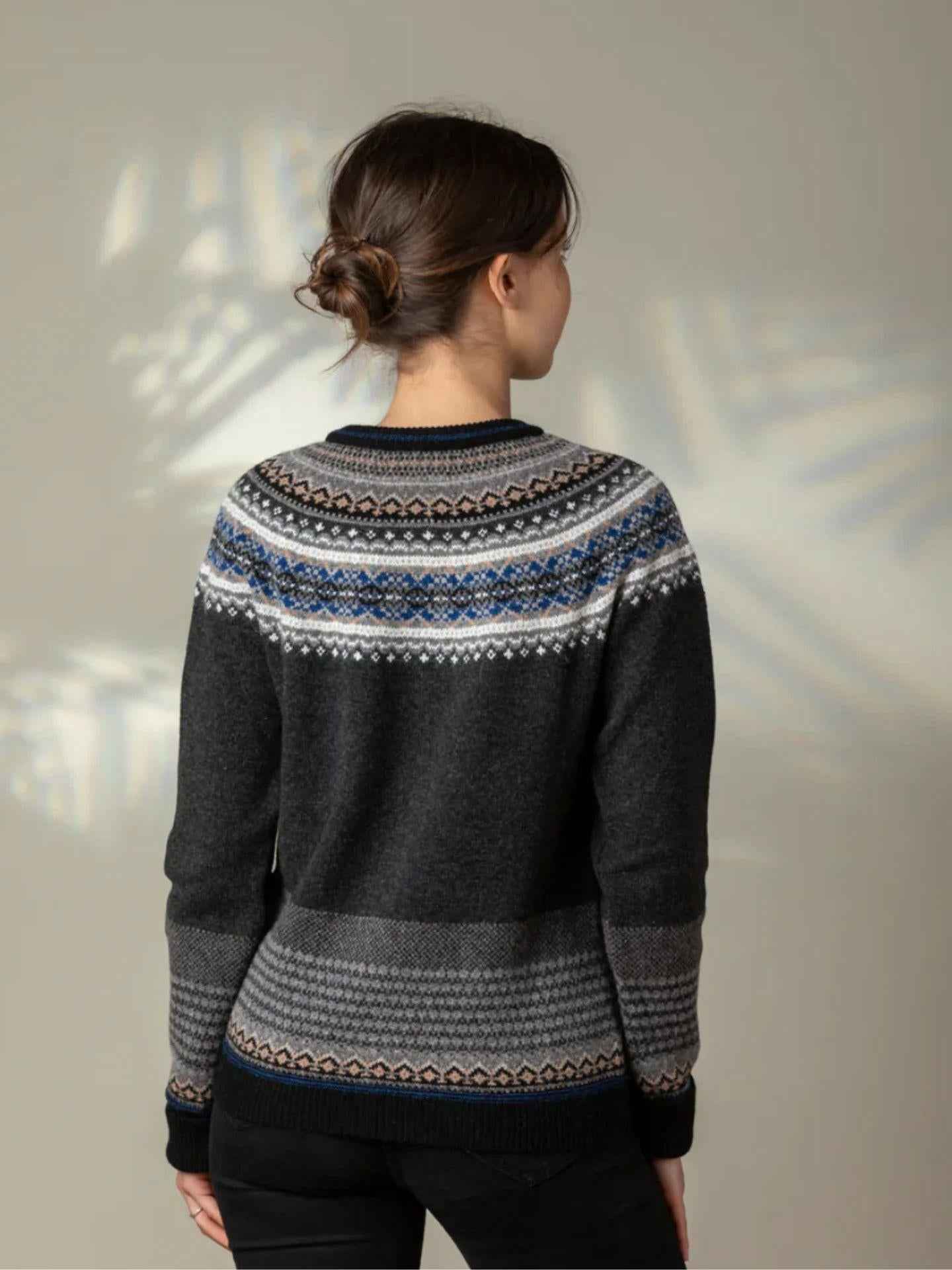 Alpine Fair Isle Short Cardigan