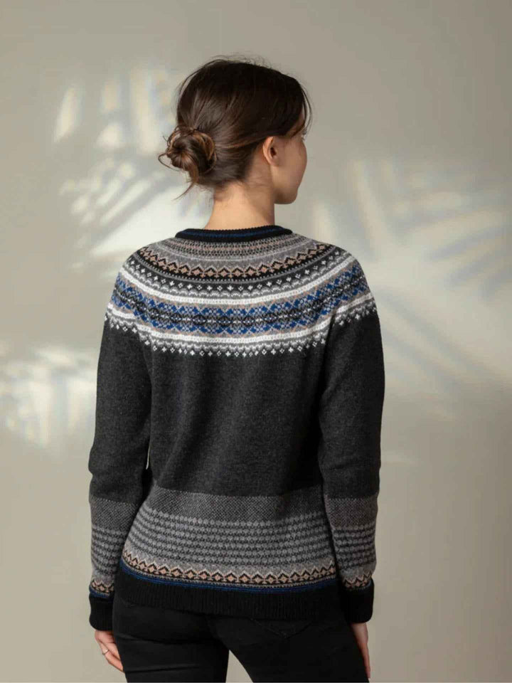 Alpine Fair Isle Short Cardigan
