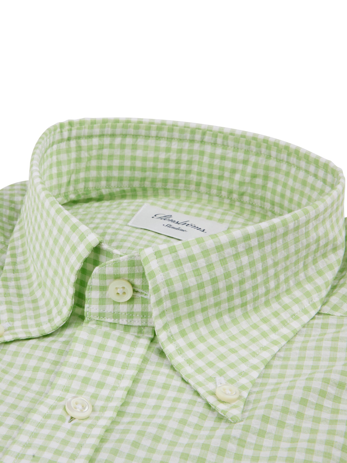 Green FB Checkered Seersucker Shirt