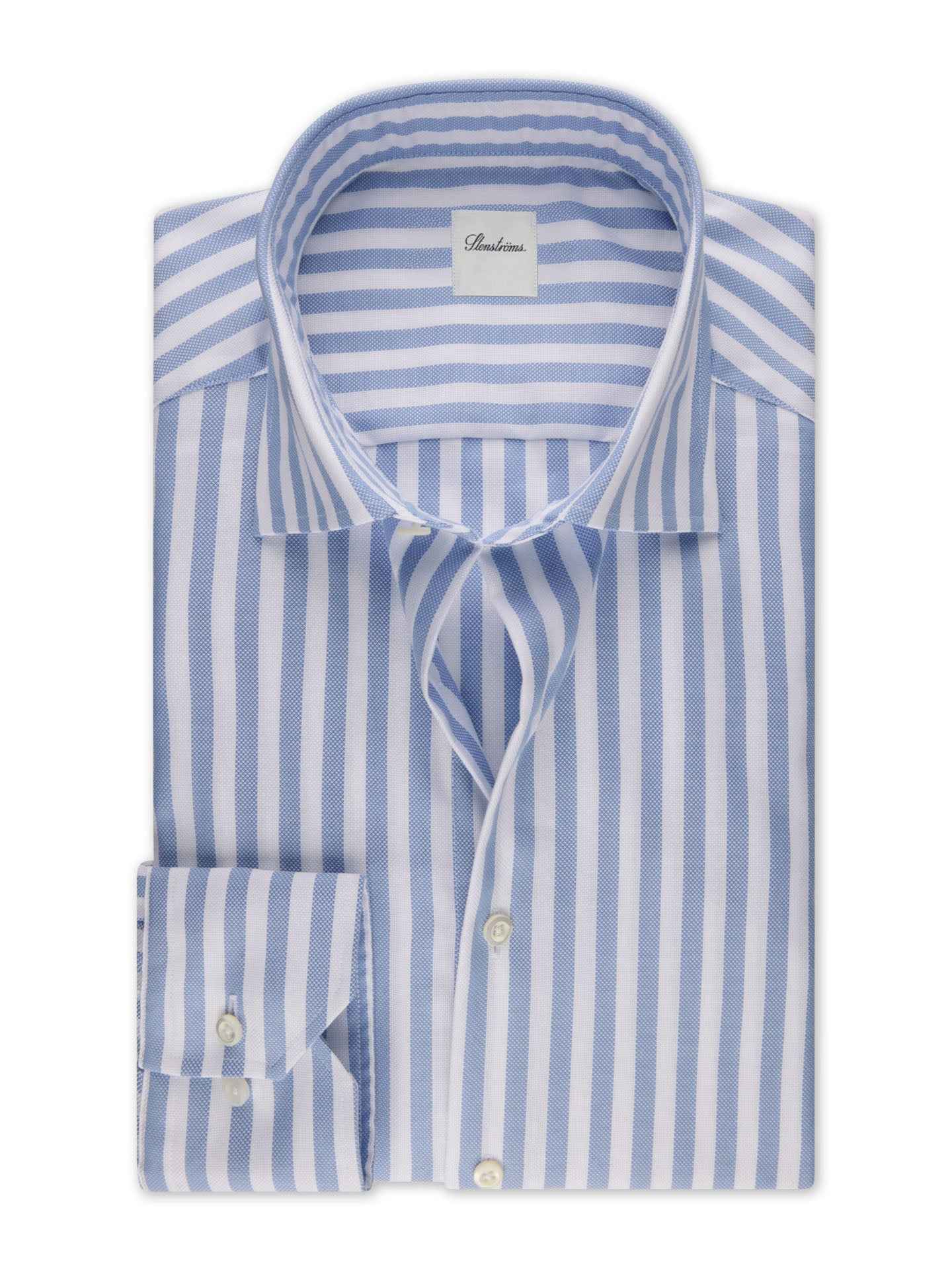 Slimline Randig Twillskjorta