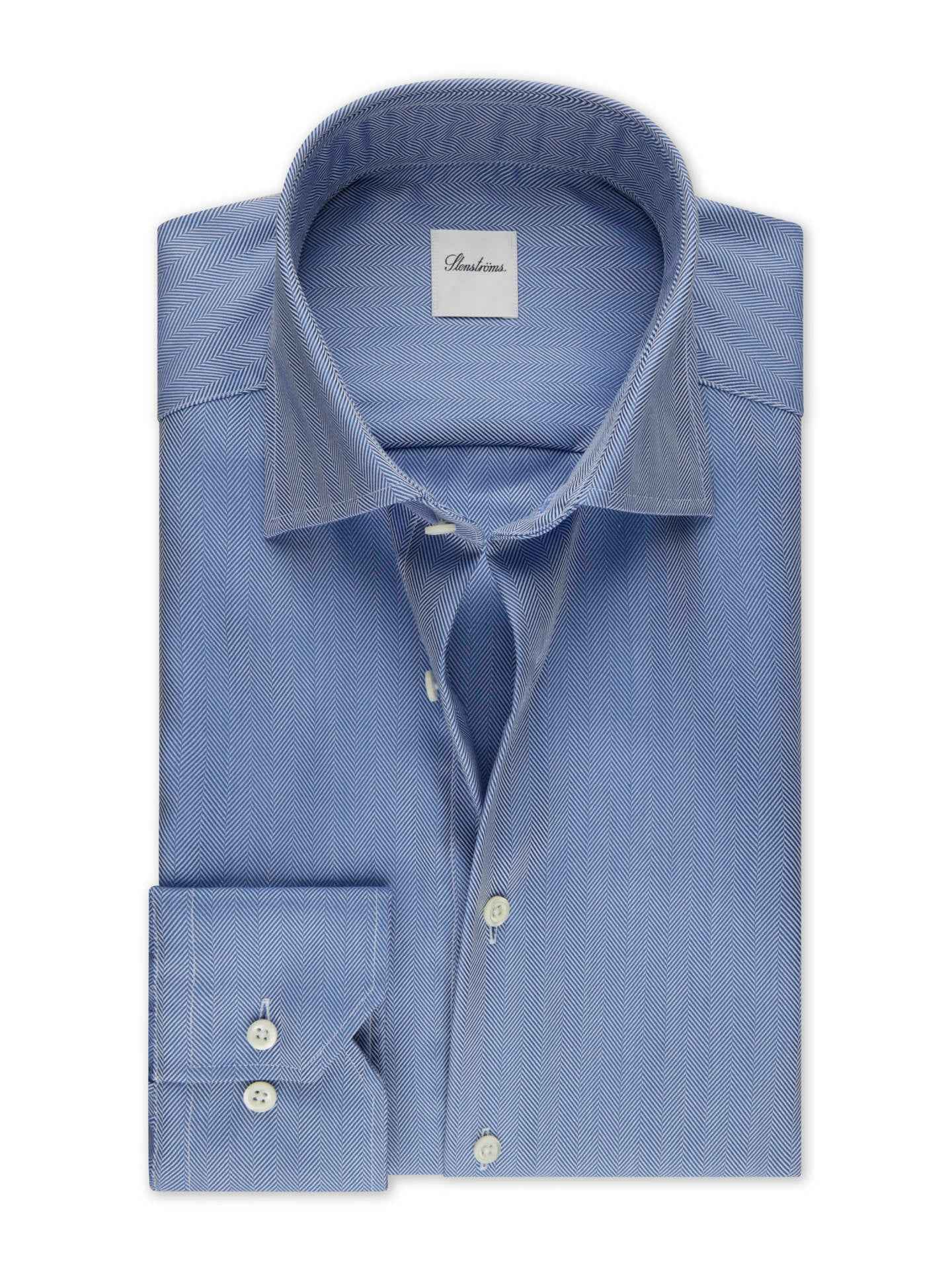 Slimline Mönstrad Twillskjorta