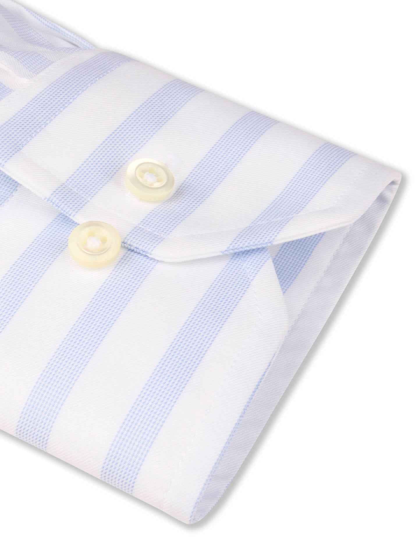 Regular Randig Twillskjorta