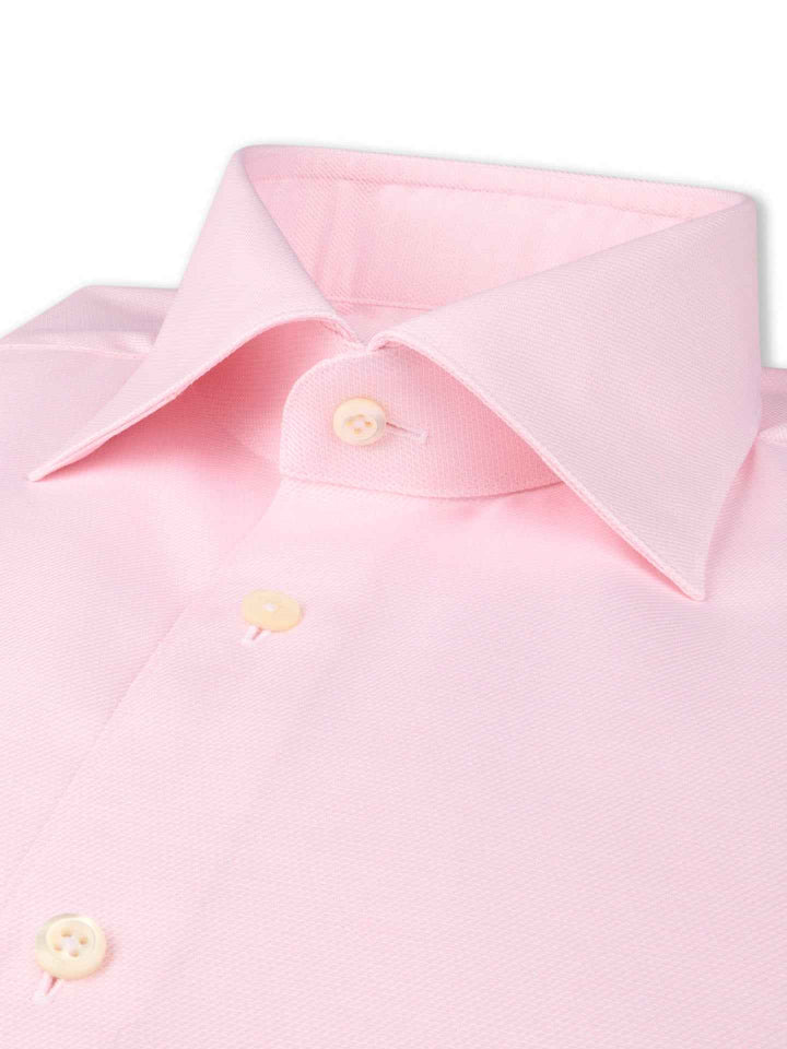 Slimline Twillskjorta med Fin Struktur