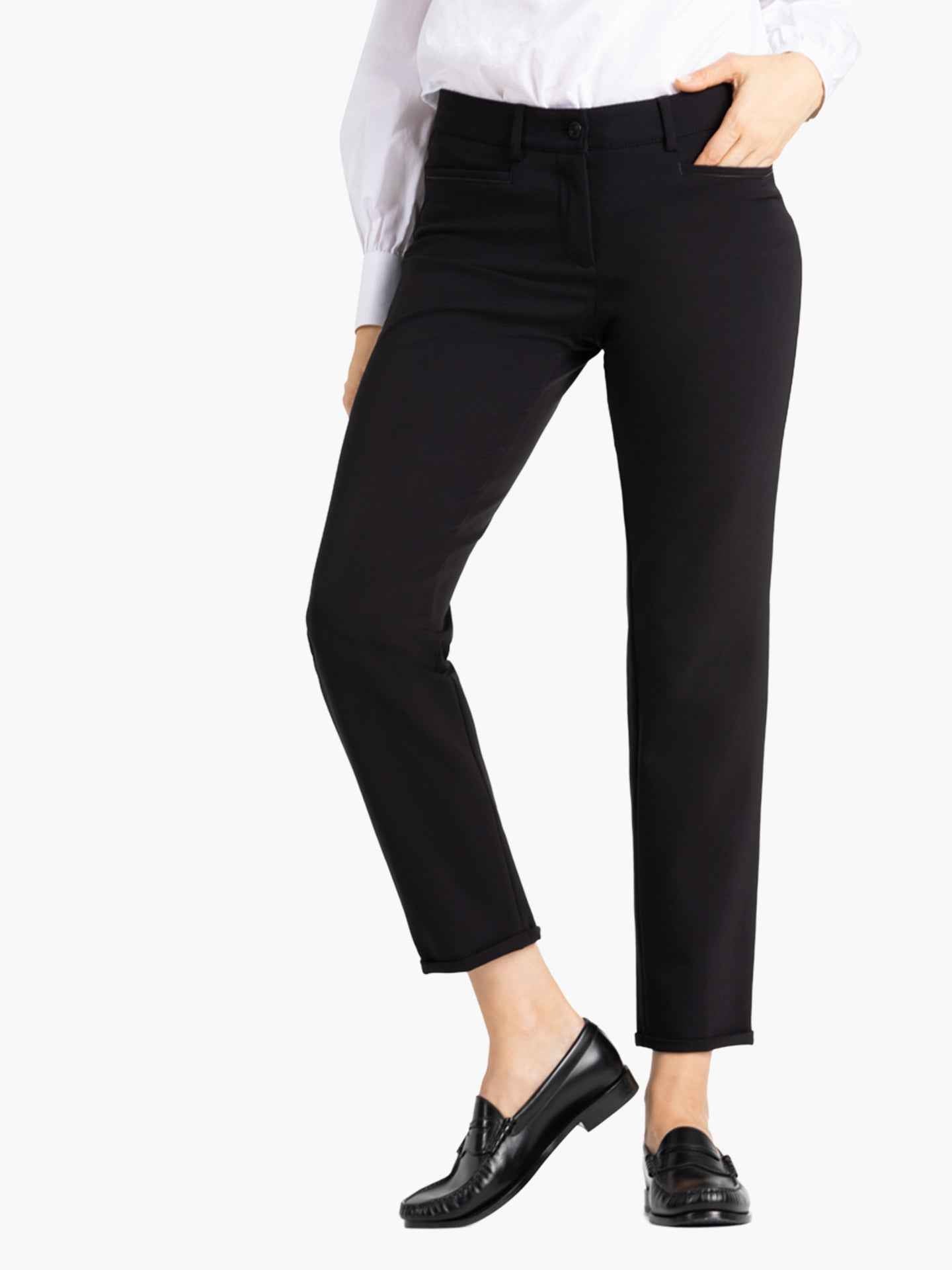 Renira Ankellång Rak Kostymbyxa