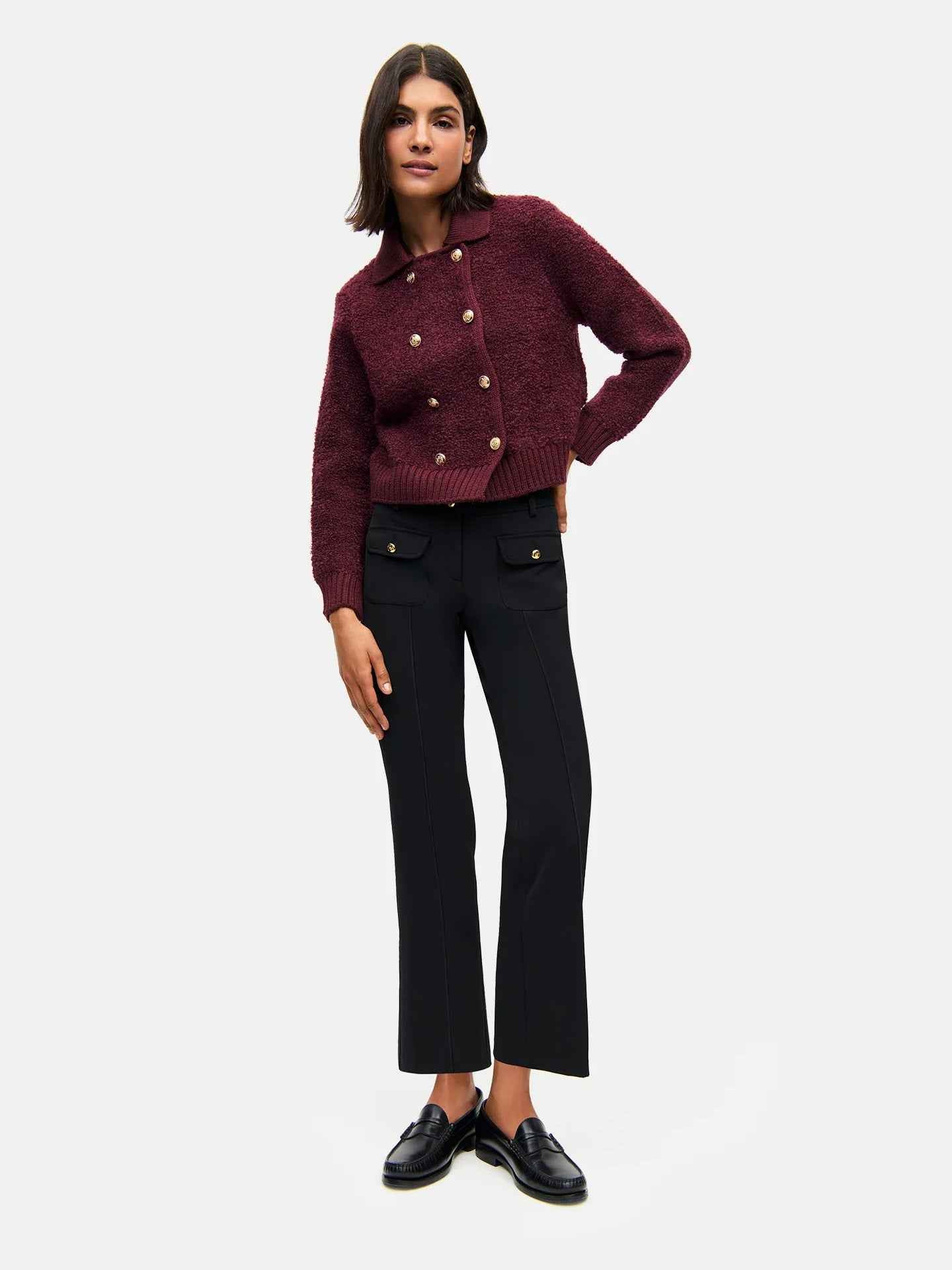 Farah Cropped Patch Potcket Byxa
