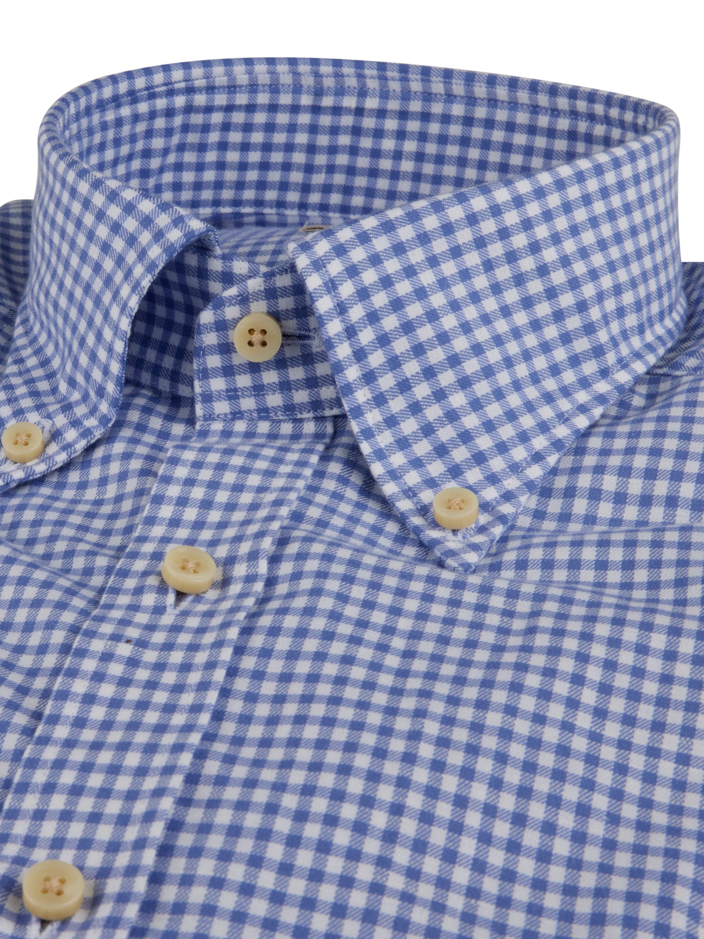 Blue Gingham Casual Shirt