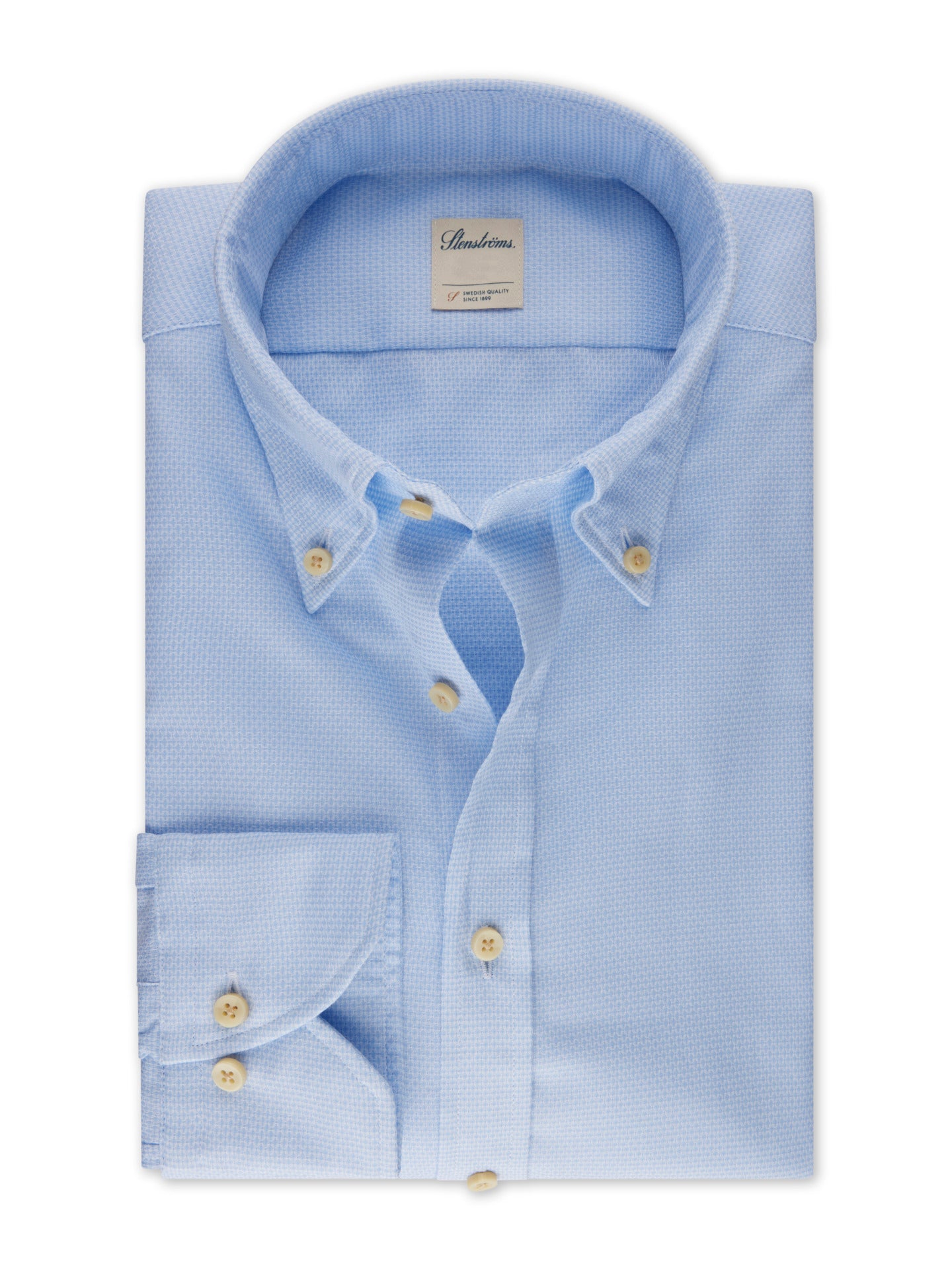 Light Blue FB Micro-structured Shirt