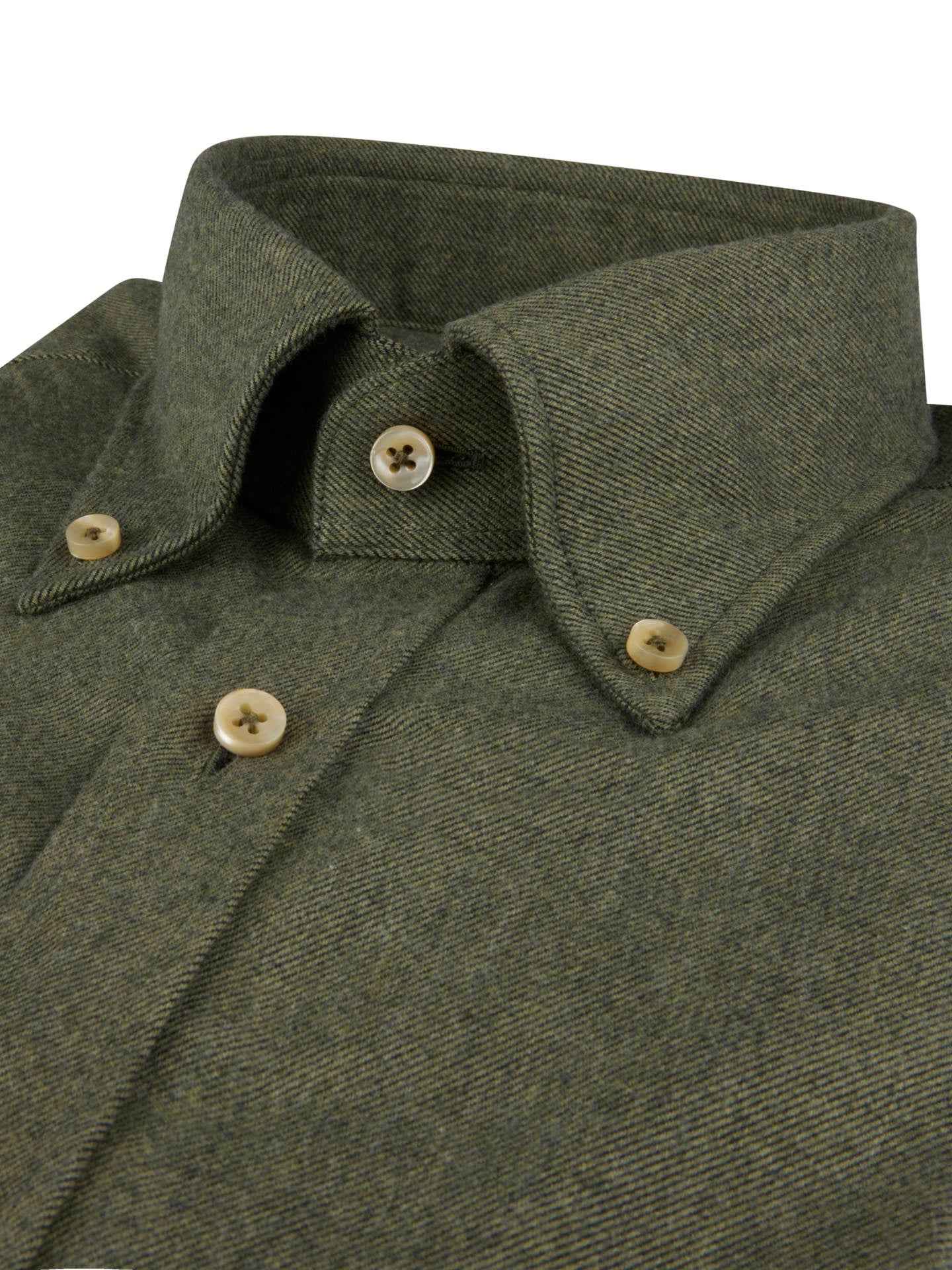 Regular Button Down Flanellskjorta