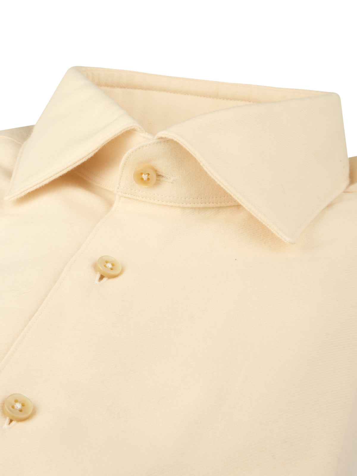 Light Beige Regular Fit Flannel Shirt