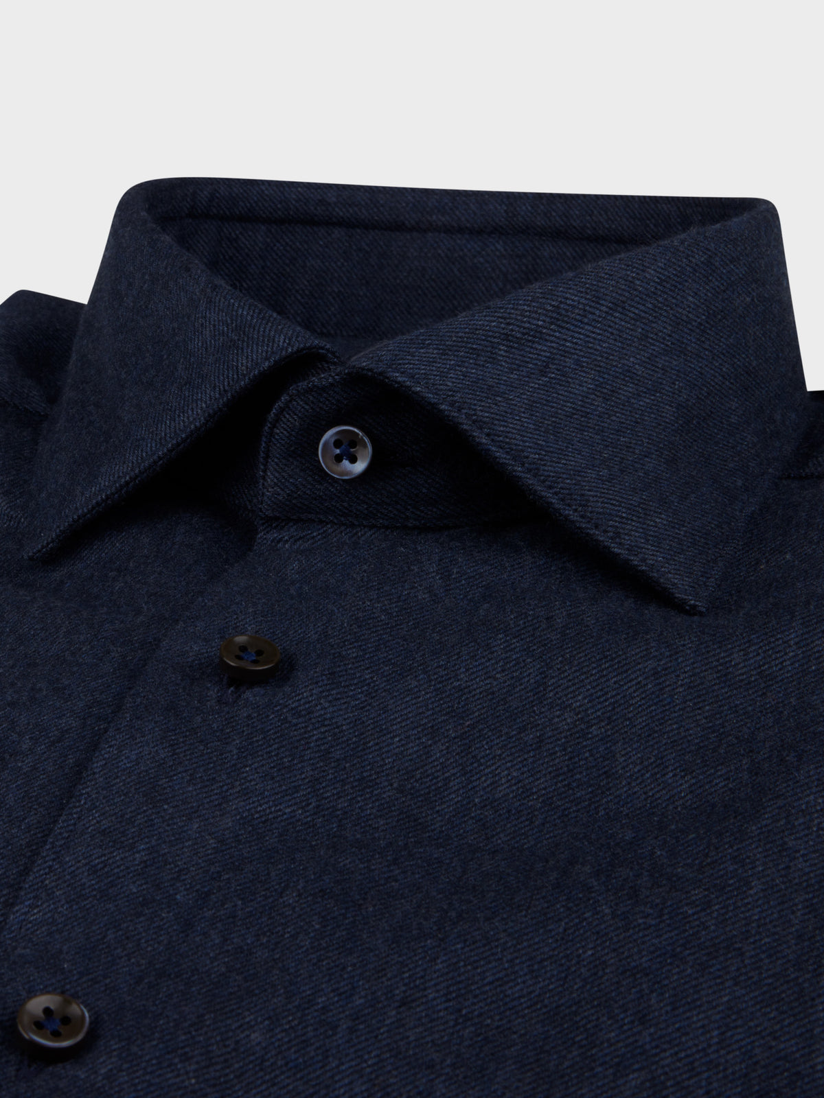 Navy Regular Flannel Shirt