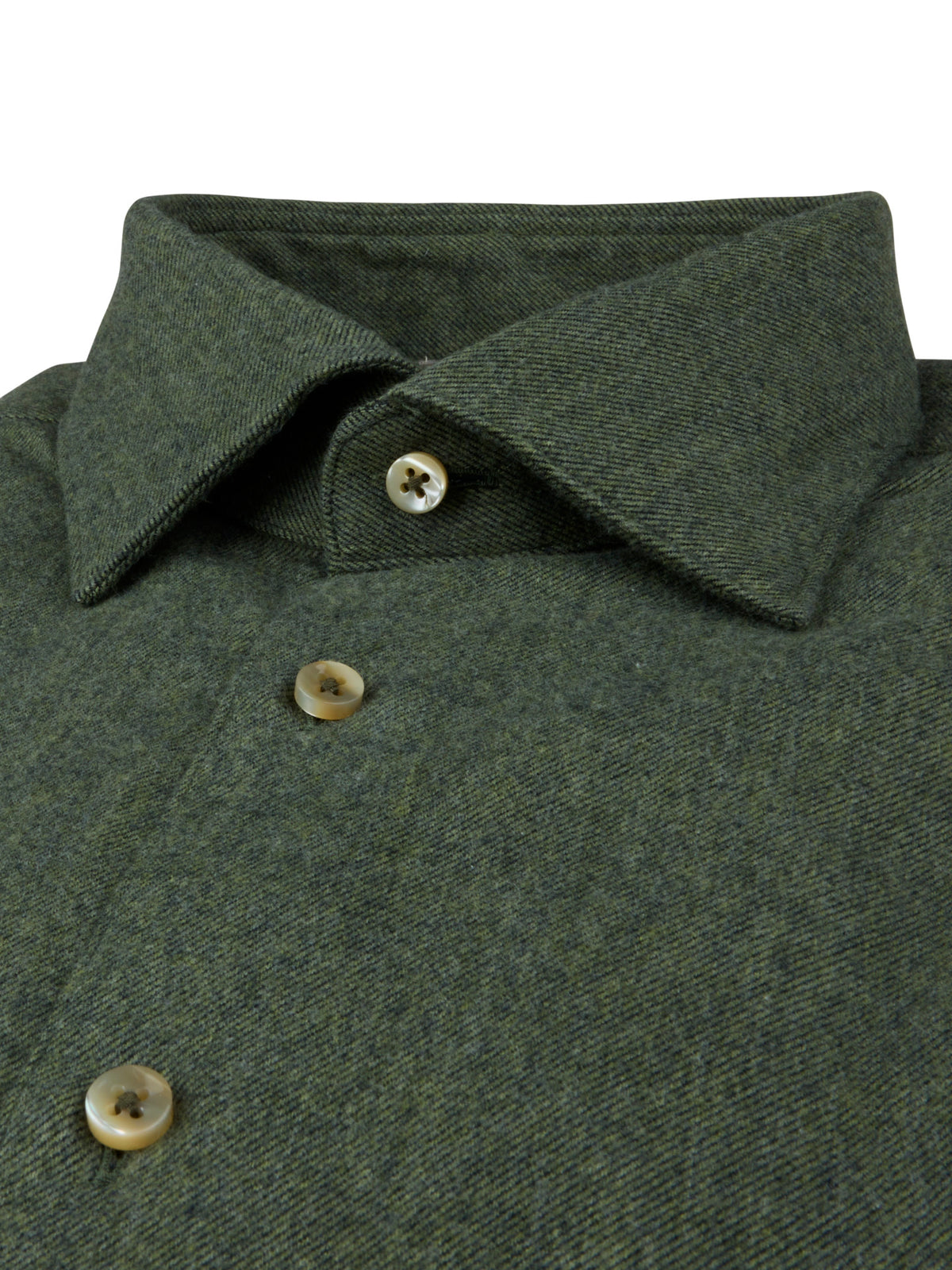 Green Regular Flannel Shirt