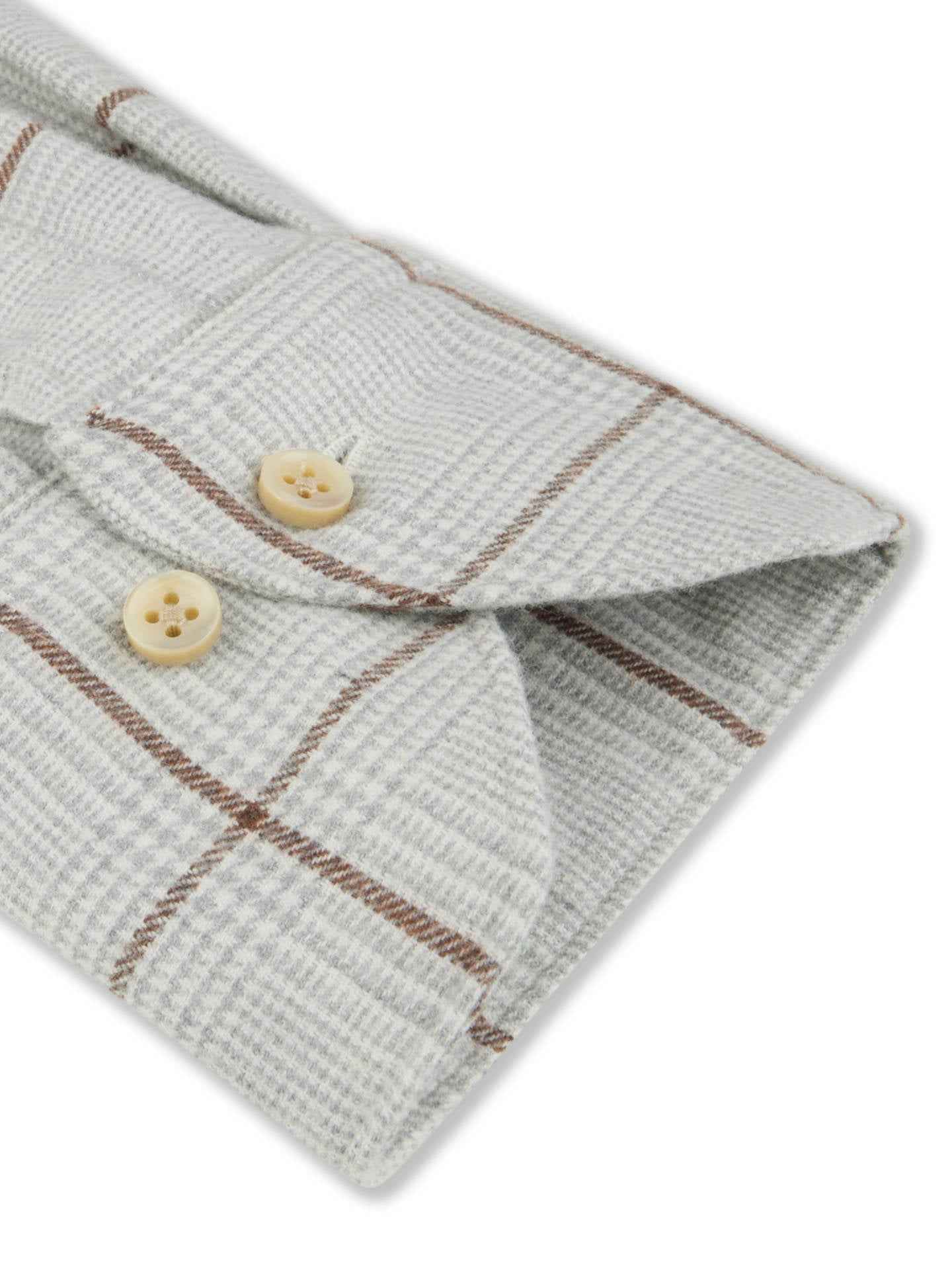 Regular Rutig Flanellskjorta