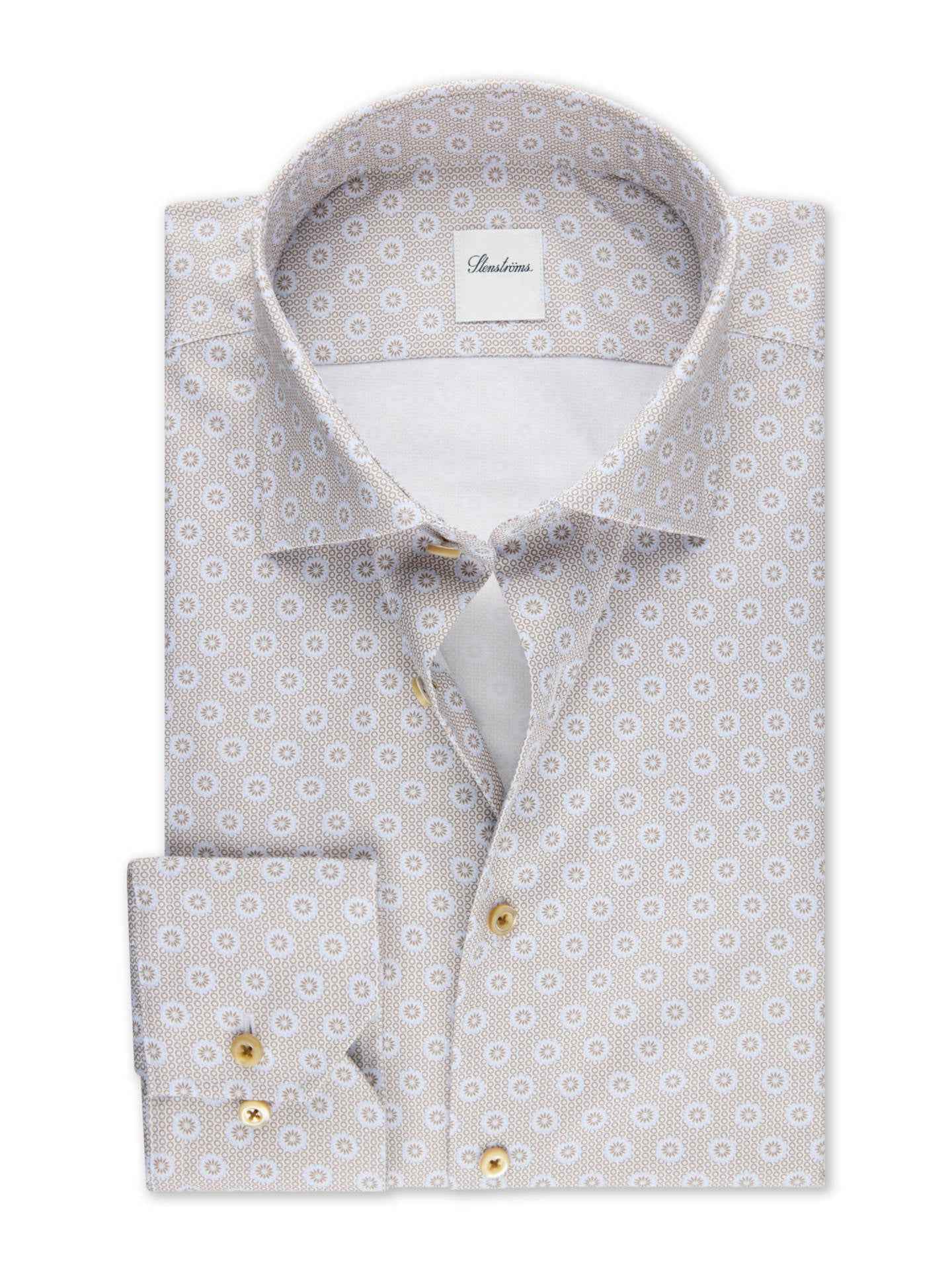 Regular Twillskjorta med Mikromönster