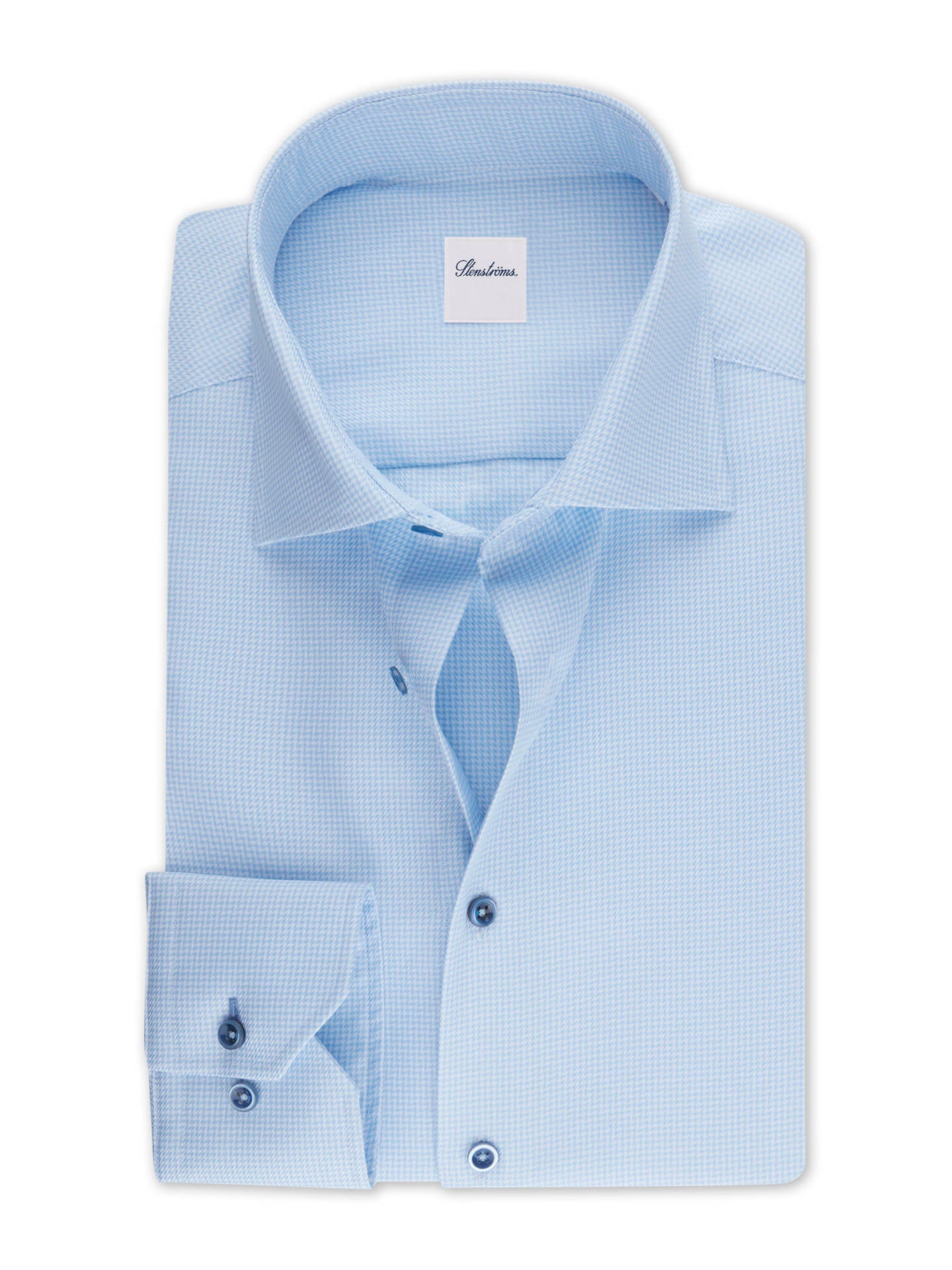 Slimline Houndstooth Skjorta - Stenströms Store