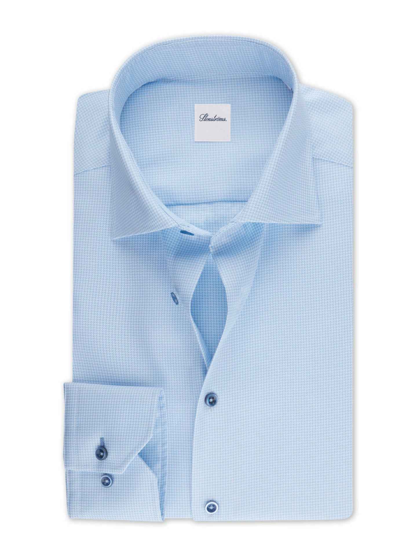 Slimline Houndstooth Skjorta
