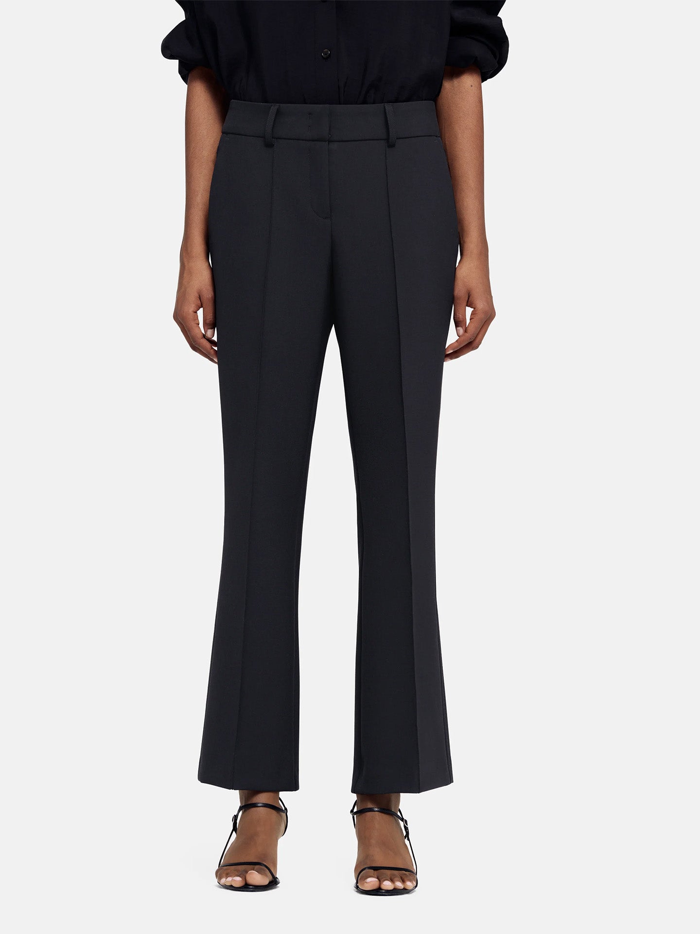 Farah Cropped Flared Byxa - Stenströms Store