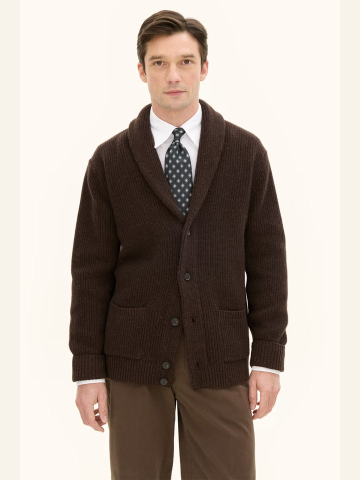 Ribbstickad Cardigan - Stenströms Store