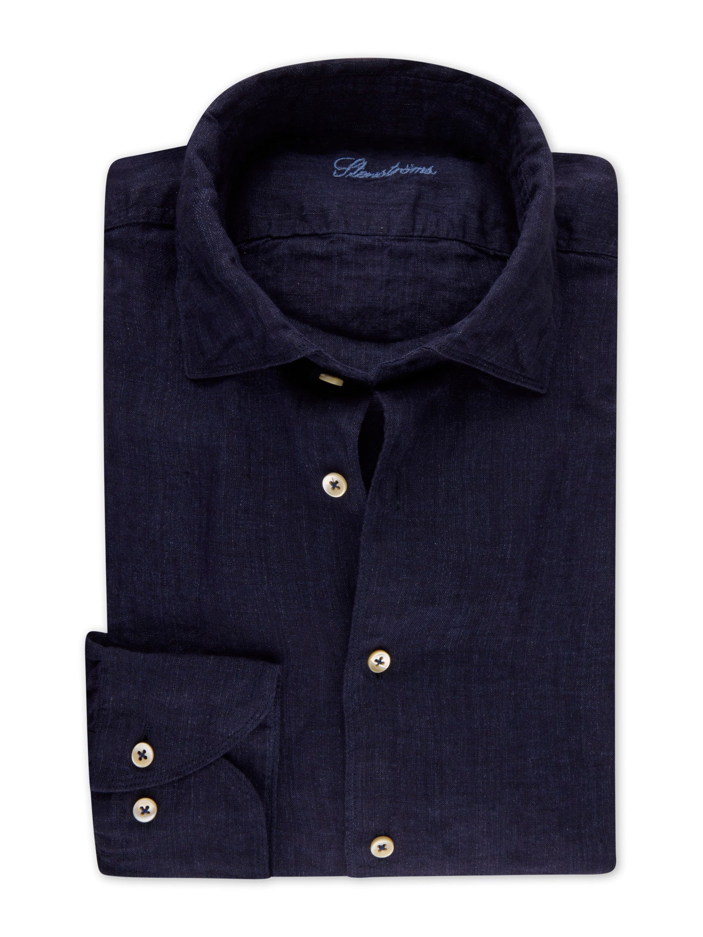 Regular Fit Linneskjorta - Marinblå