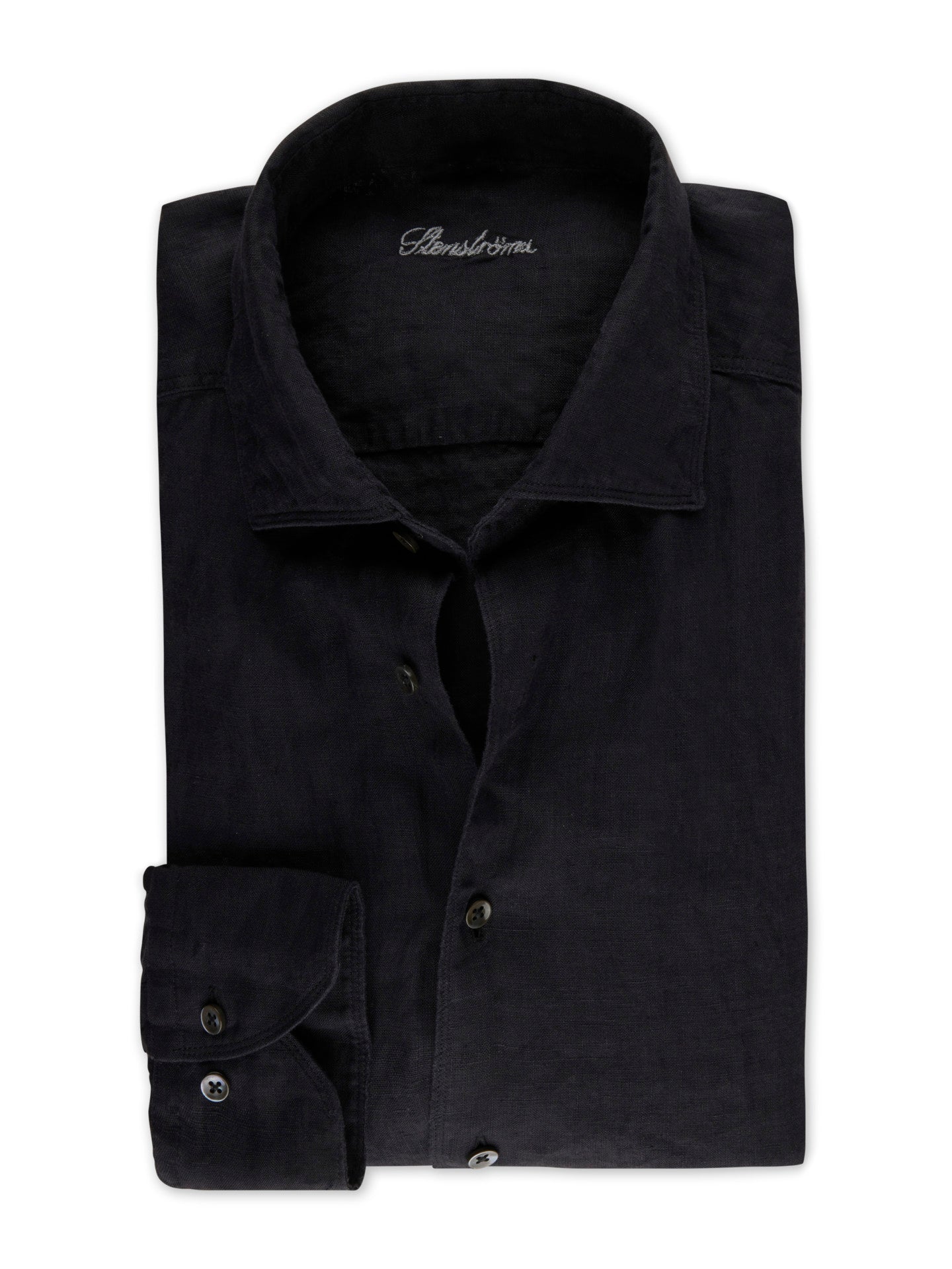 Regular Fit Linneskjorta - Svart