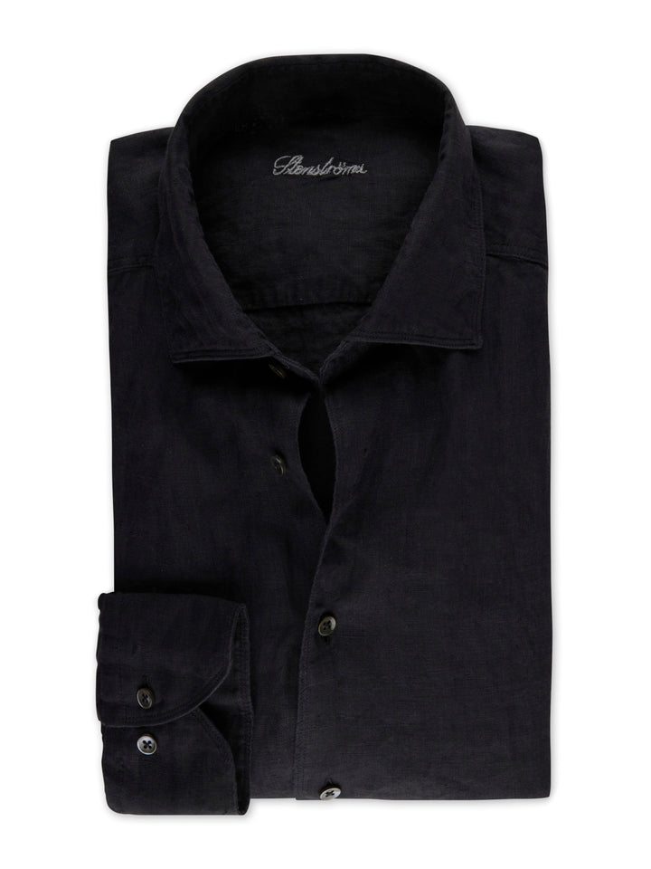 Regular Fit Linneskjorta - Svart