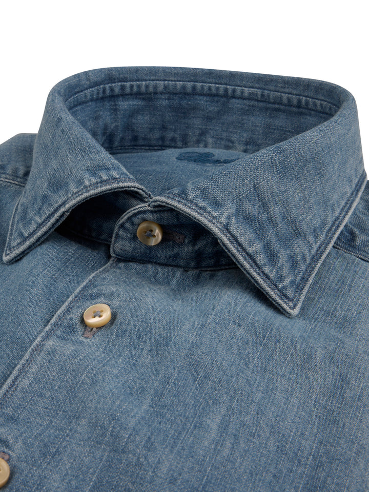 Regular Denimskjorta, Bröstfickor - Stenströms Store